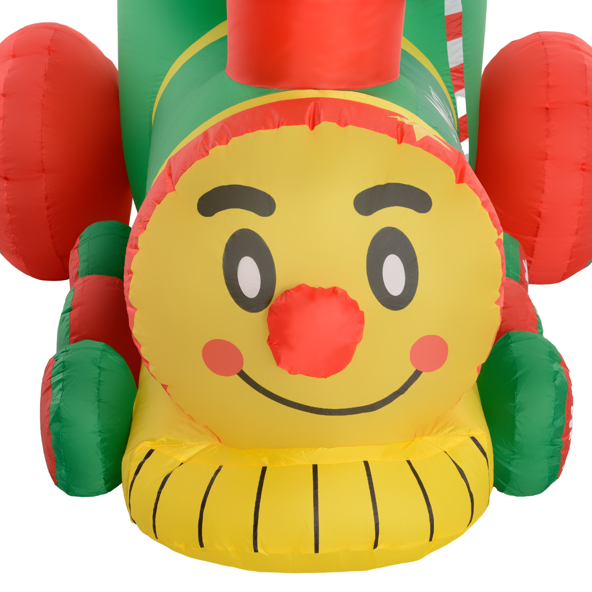 6 ft Inflatable Train with White LED Lights, Green, photo 5 of 5