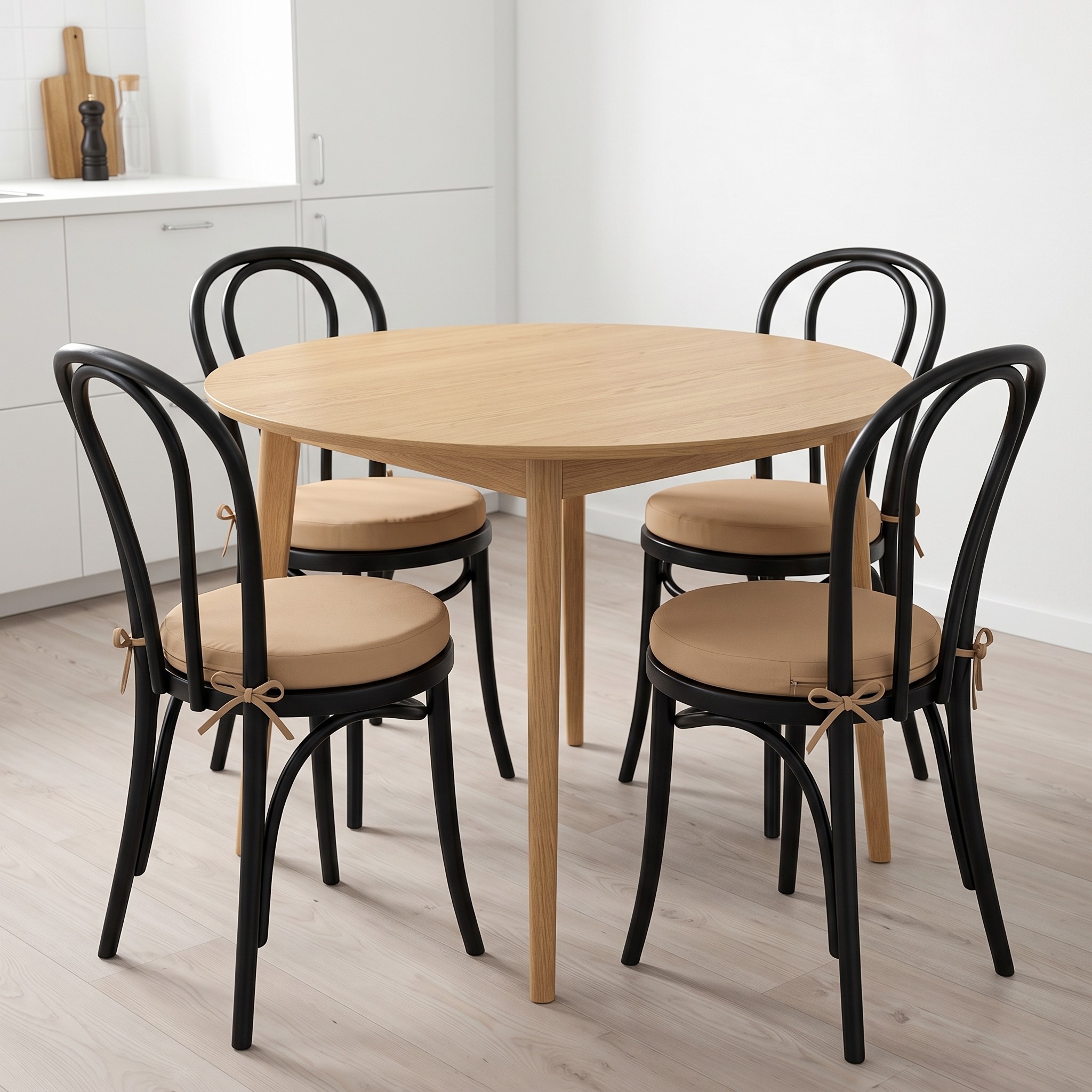 Round Chair Cushions, 15 in, Set of 4, photo 4 of 10