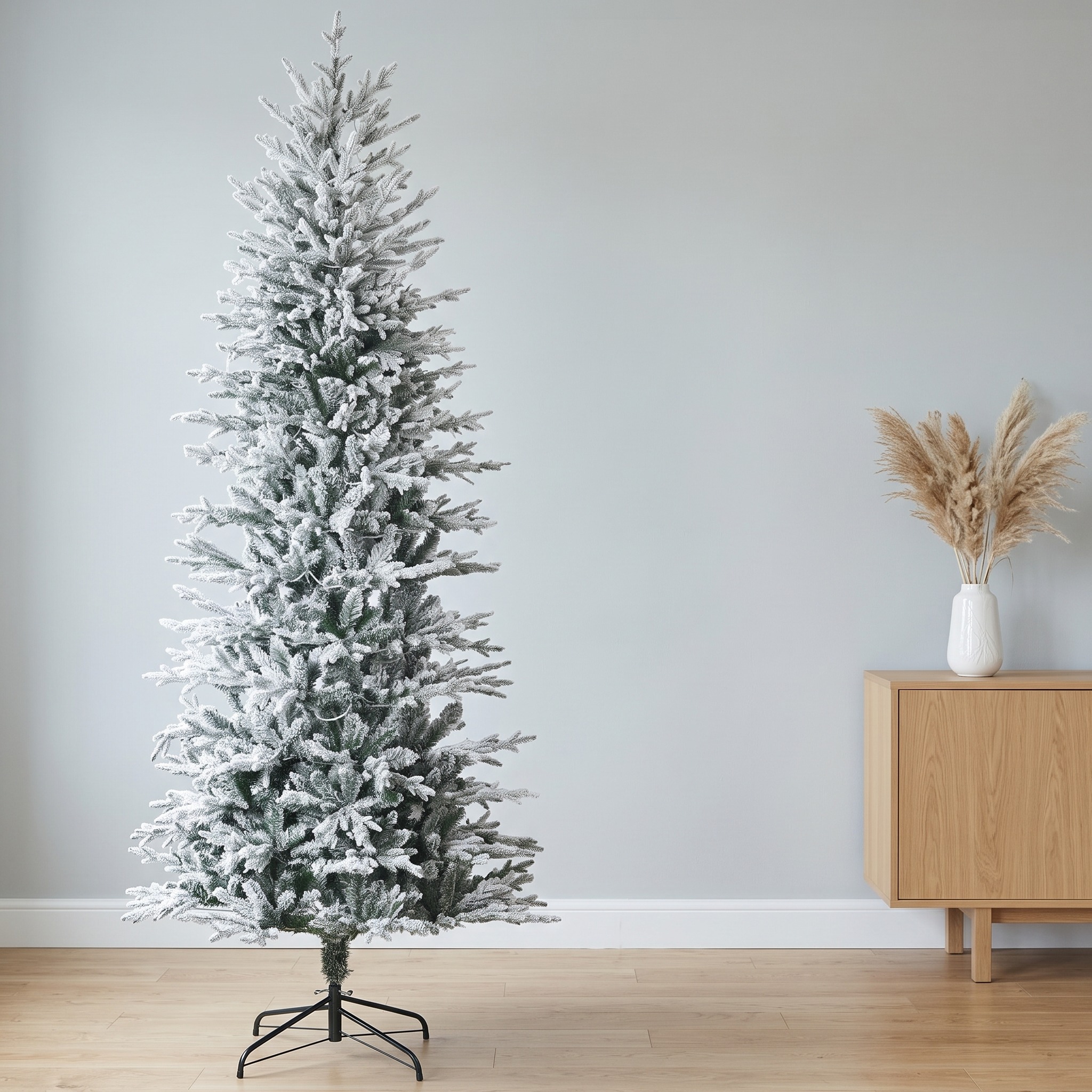 Christmas Tree with Snow Flocking and Warm Lights, photo 4 of 6