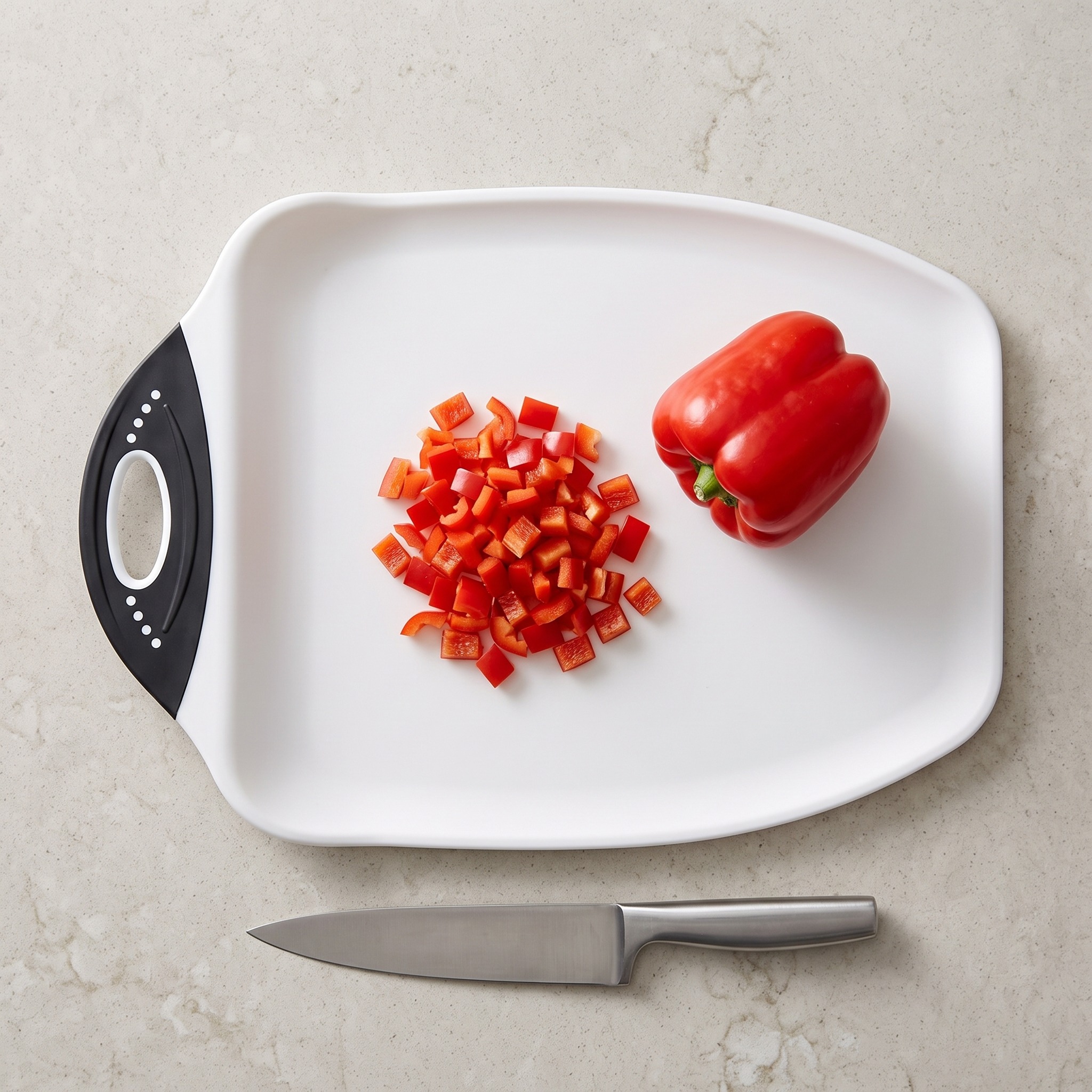 Scoop Cutting Board with Curved Sides and Grip Handle, photo 2 of 6