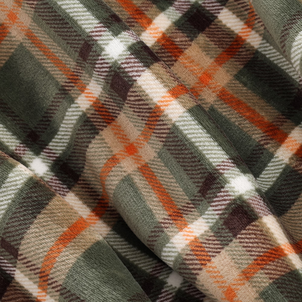 Throw Blanket with Reversible Plush and Sherpa, photo 5 of 10
