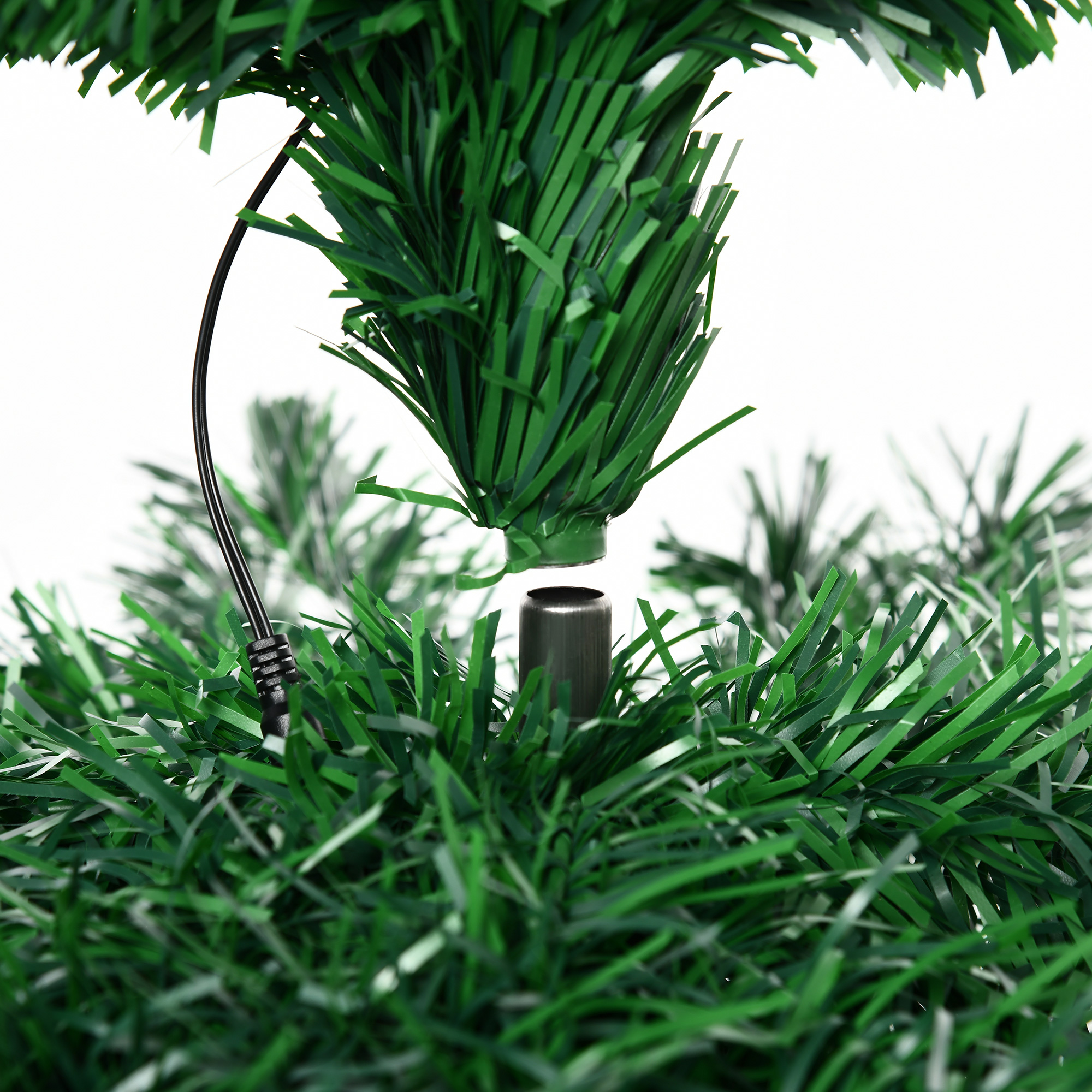 6 ft Christmas Tree with Fiber Optic Lights, Green, photo 5 of 5