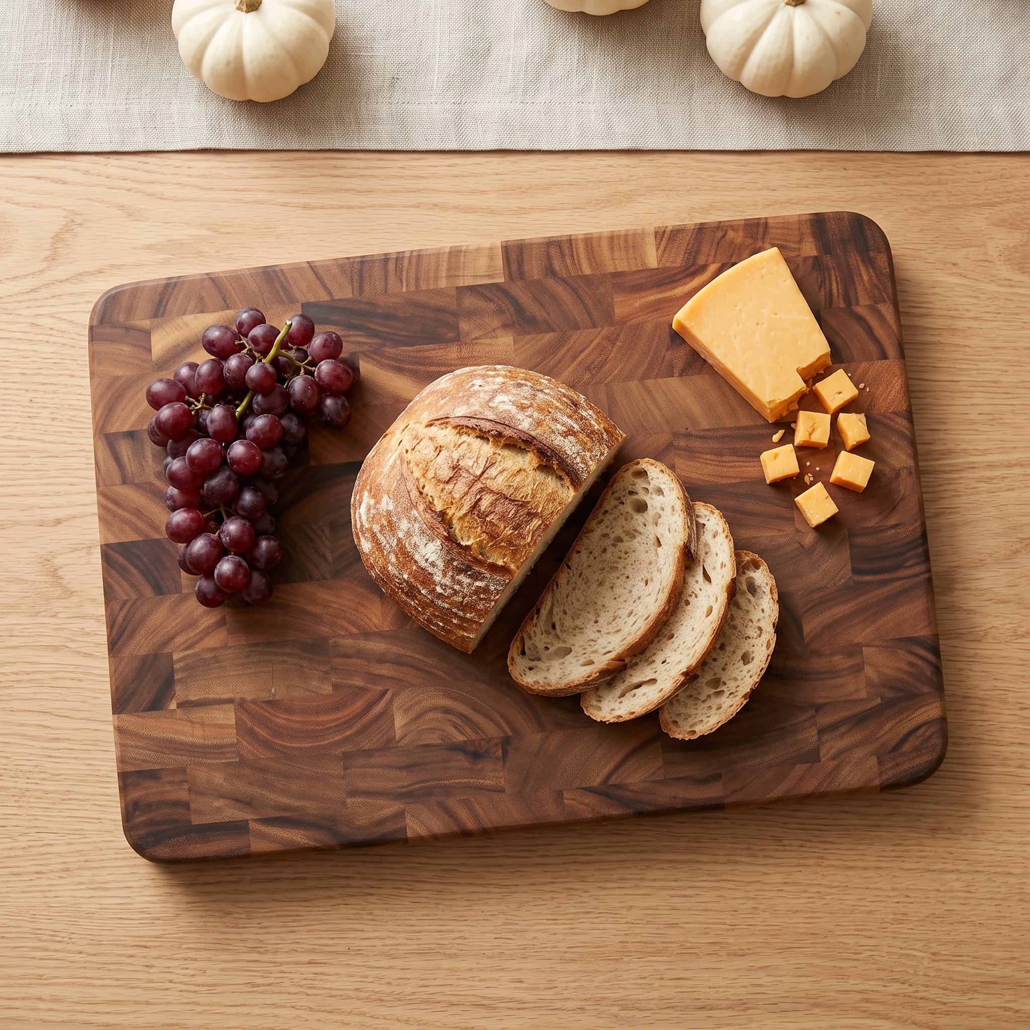 End-Grain Cutting Board with Acacia Wood, photo 3 of 7