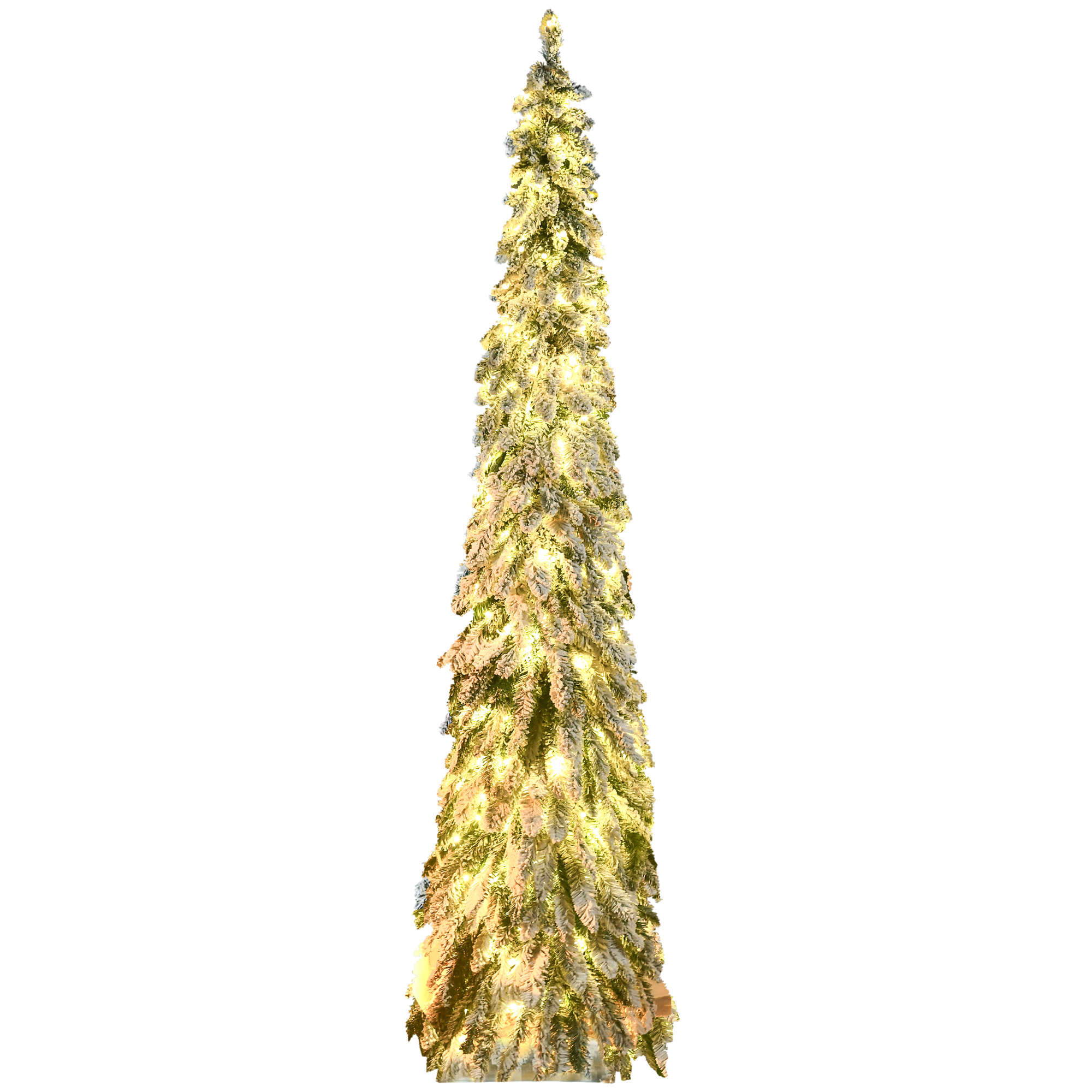 Slim Christmas Tree with Flocking and Dual-Color LEDs, photo 4 of 7