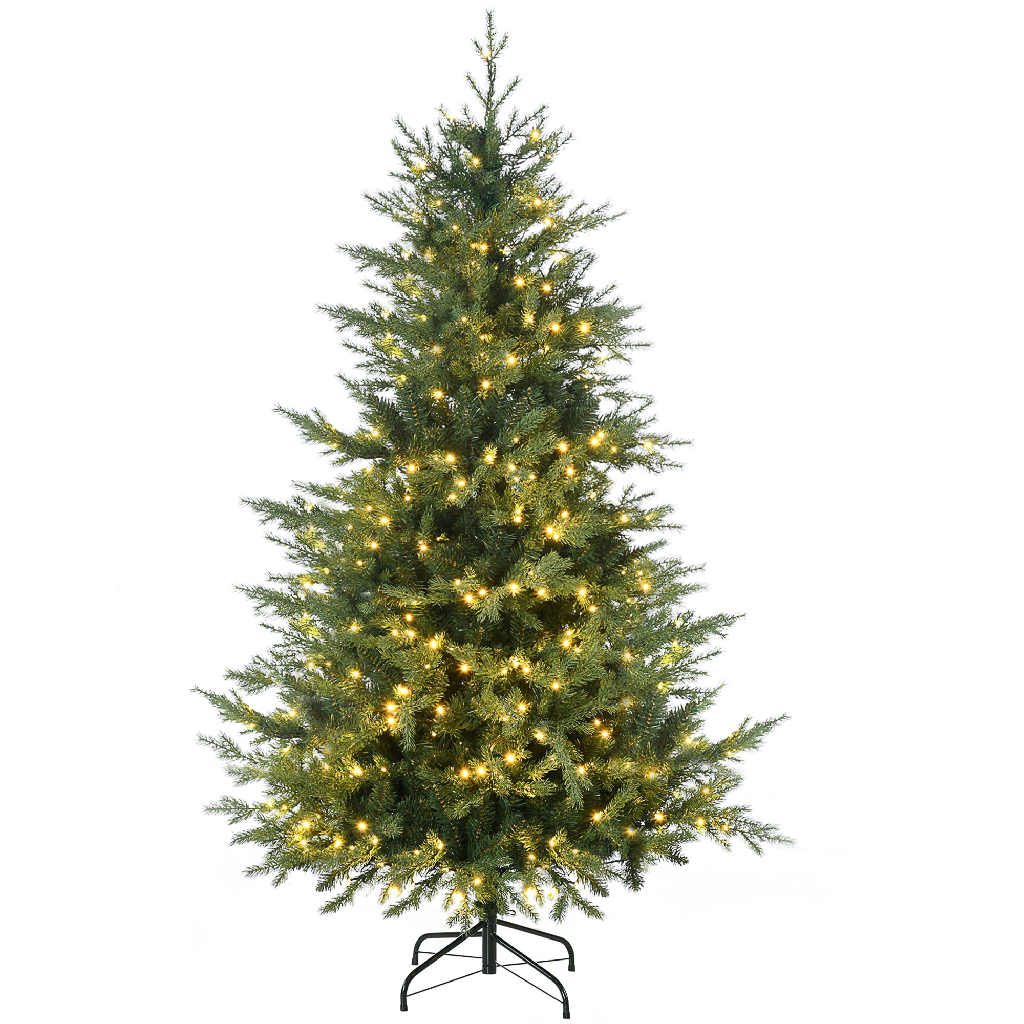 6 ft Christmas Tree with 400 Warm White LEDs, Green, photo 4 of 5