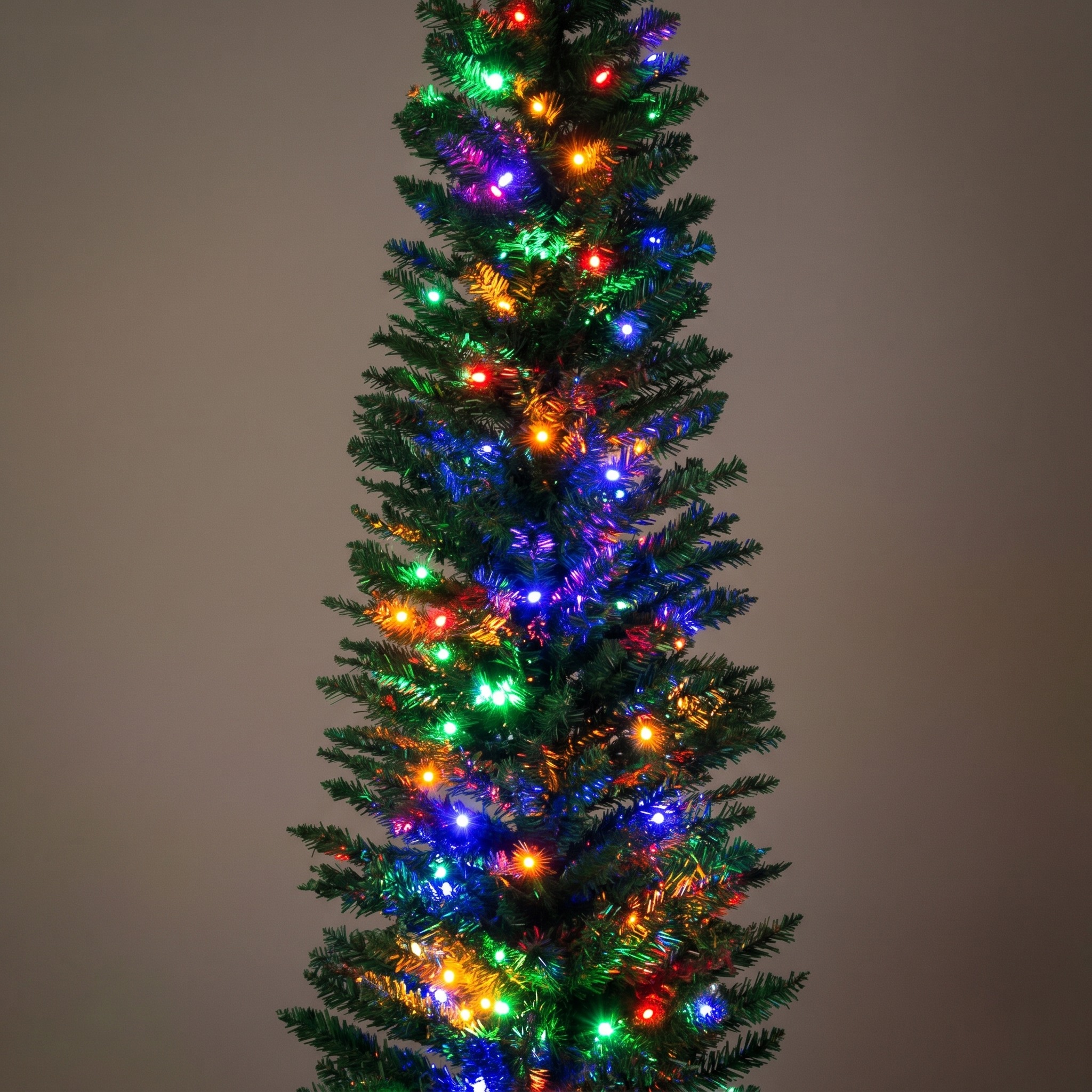 Pencil Christmas Tree with Multicolor LED Lights, photo 2 of 7