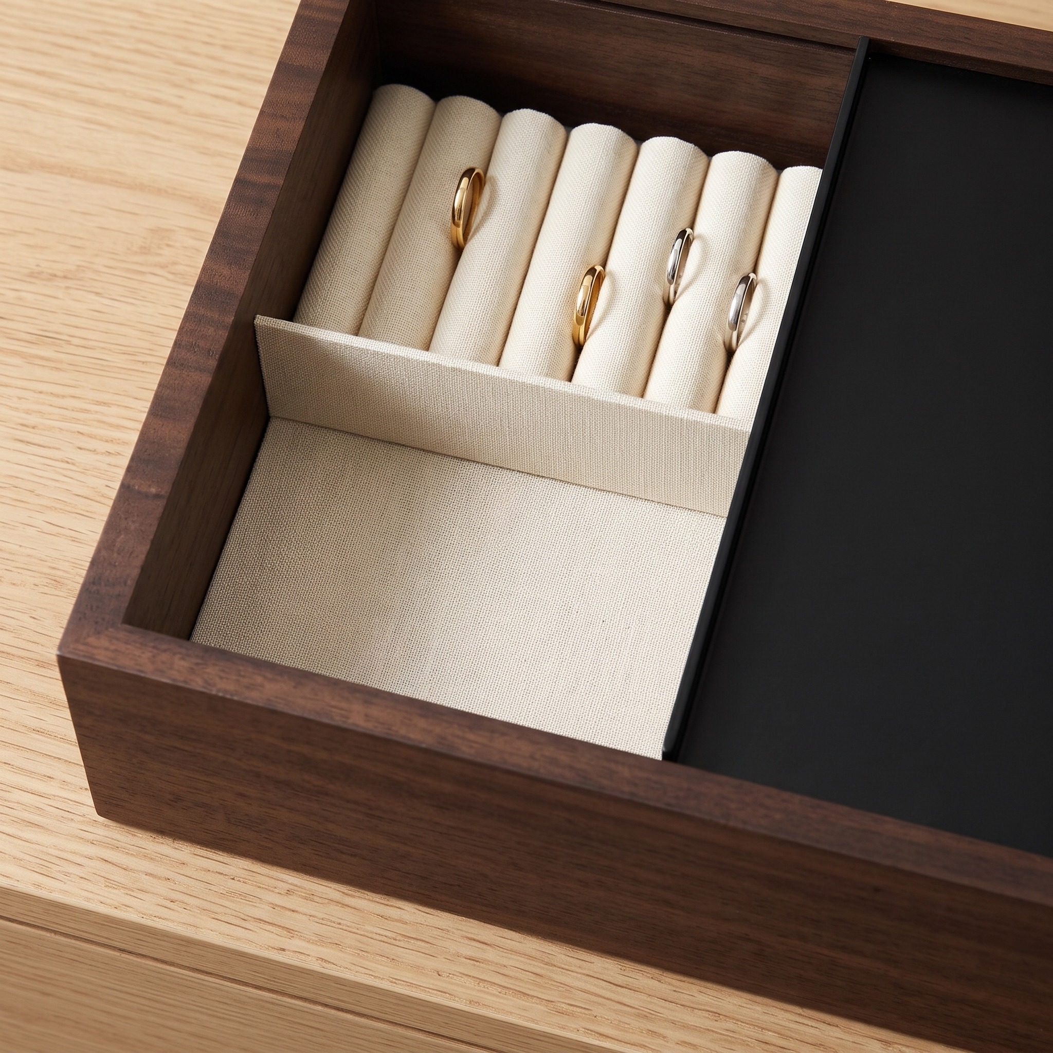 Jewelry Box with Hidden Sliding Compartments, photo 2 of 5