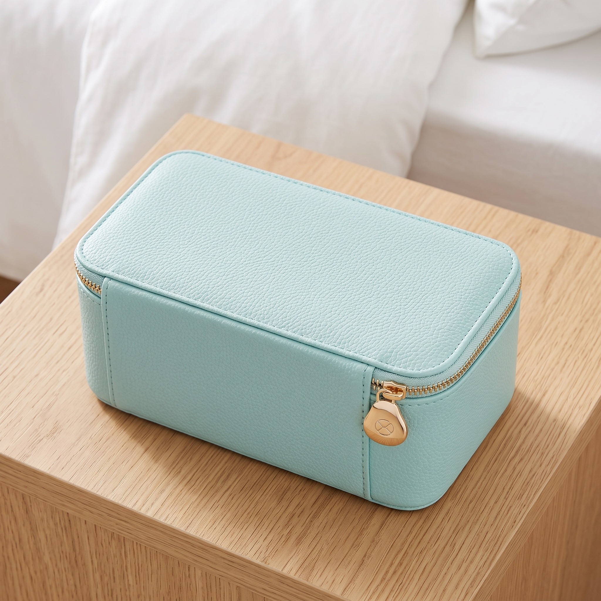 Jewelry Organizer Case with Removable Clear Pouches — Lake Blue, photo 10 of 11