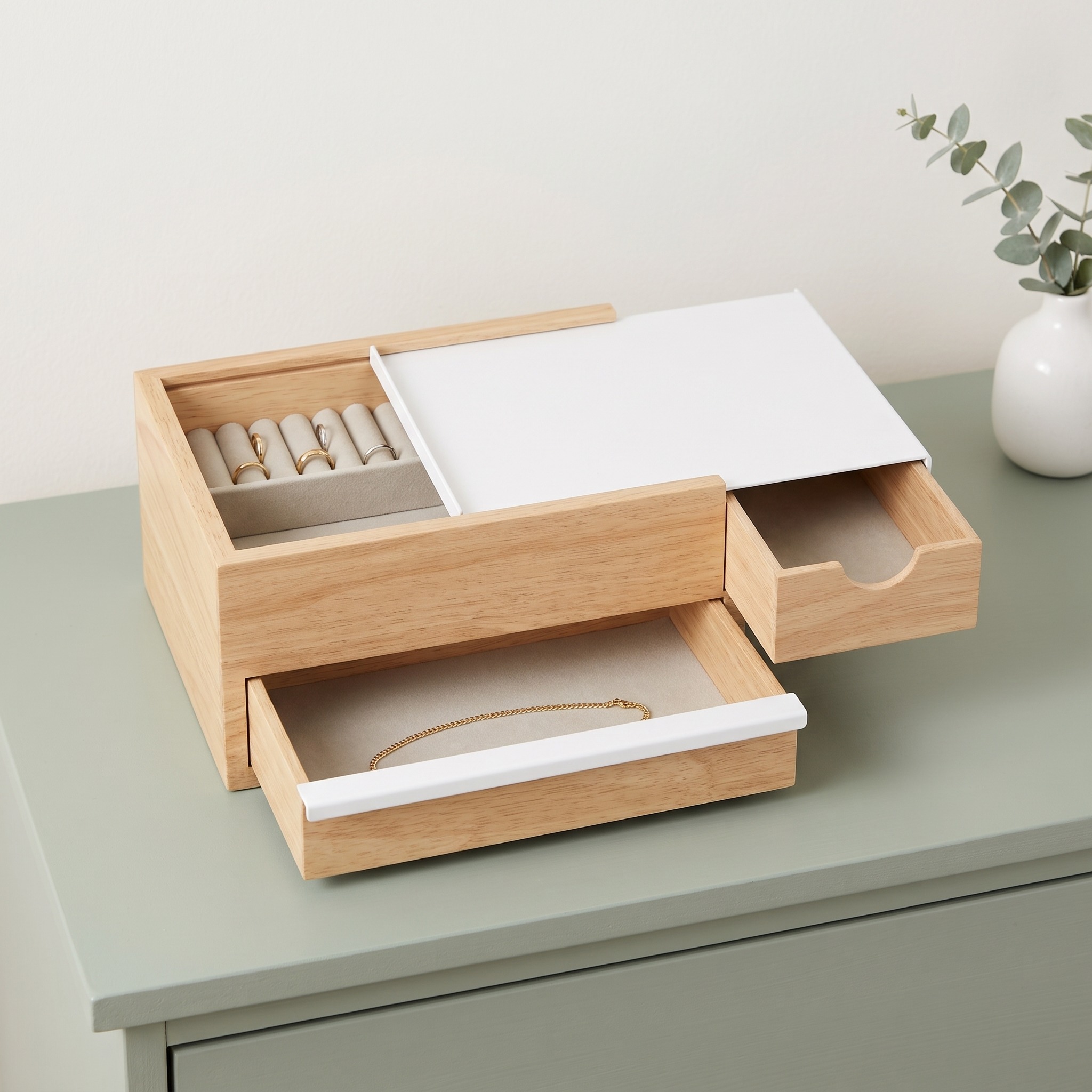 Jewelry Box with Hidden Sliding Compartments, photo 4 of 5