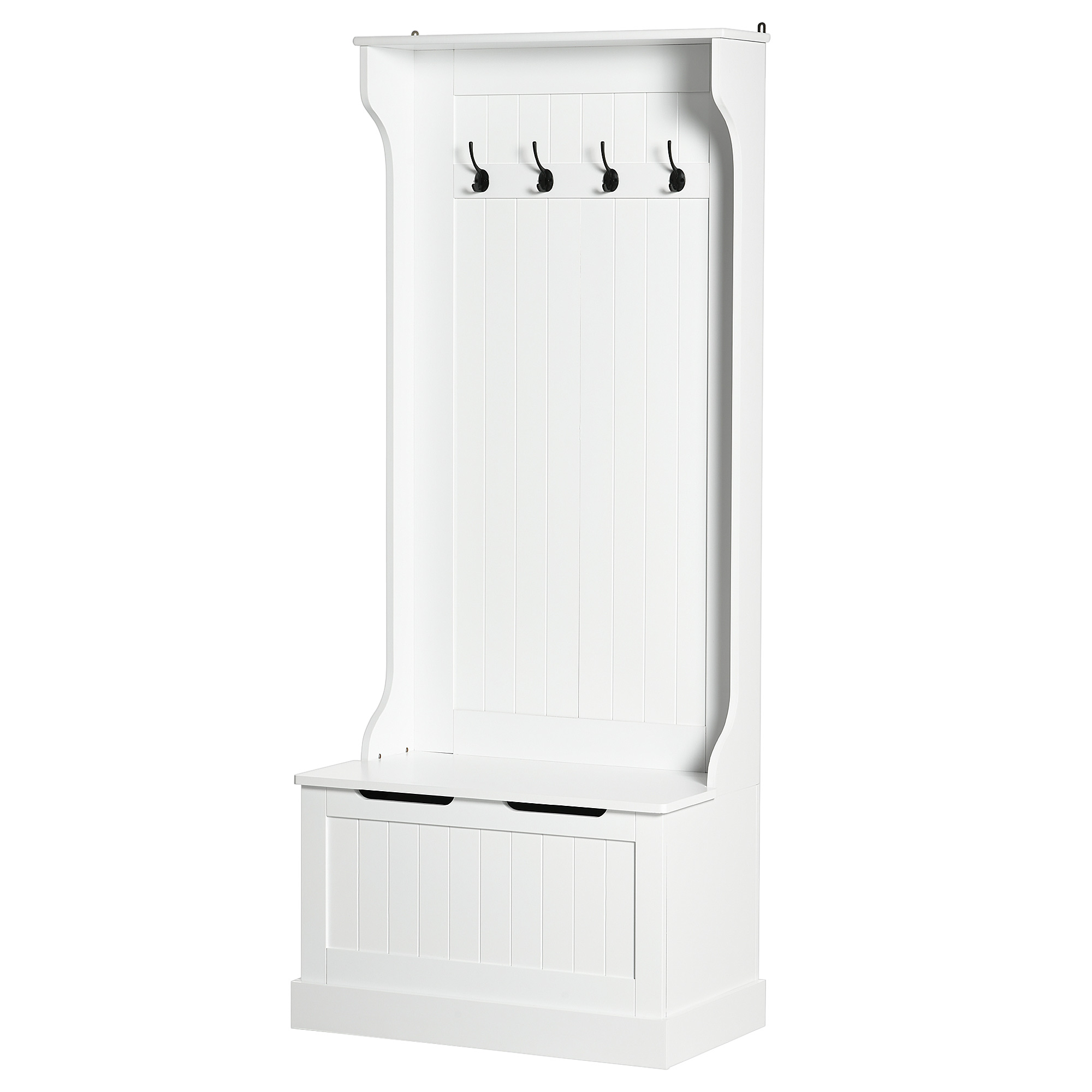 Hall Tree with Lift-Top Storage Bench and 4 Double Hooks, photo 4 of 10