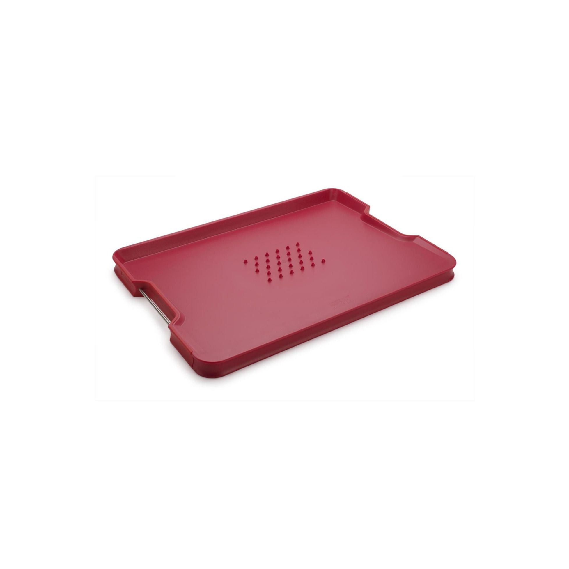 Double-Sided Carving Board with Meat Grip — Large, Red, photo 7 of 11