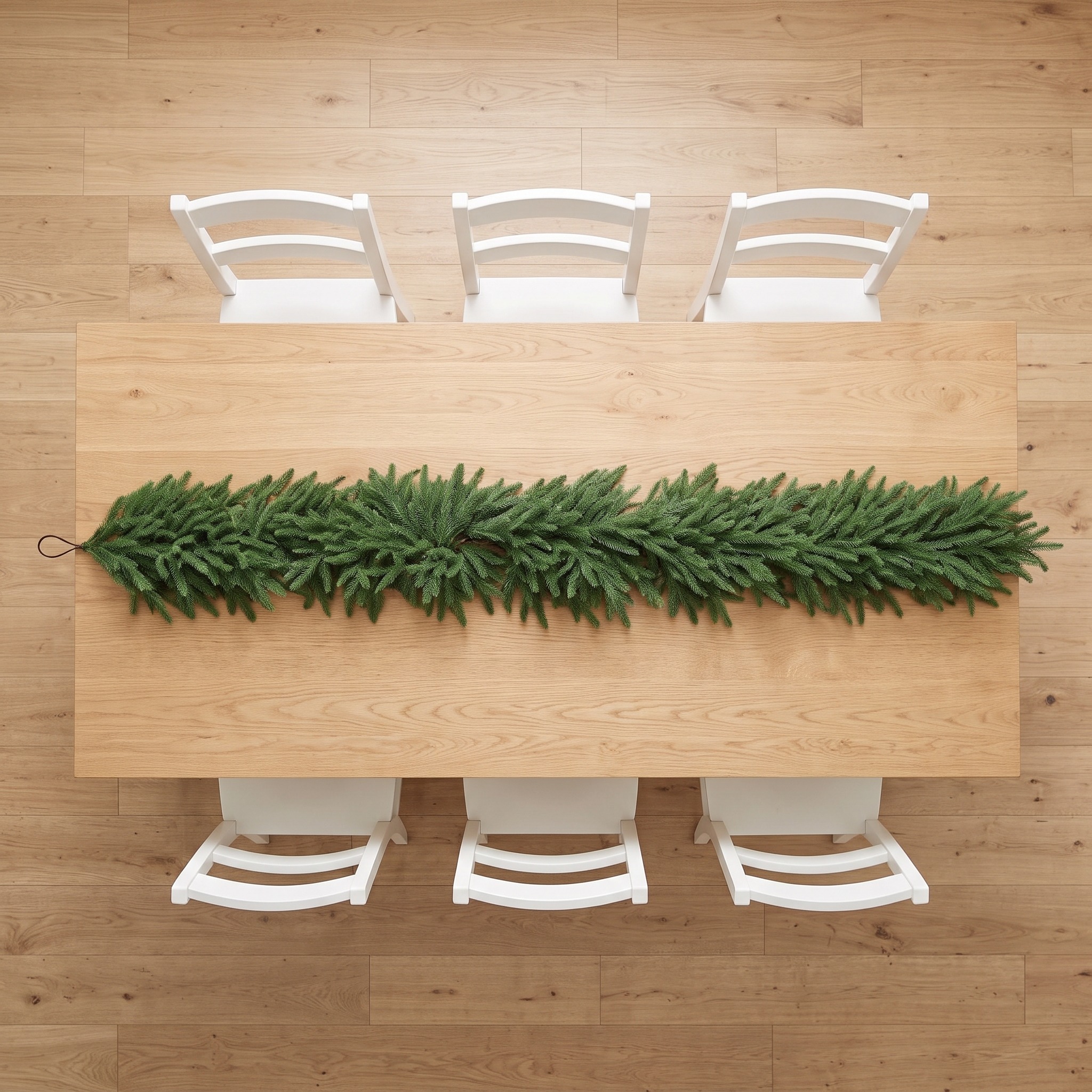 6 ft Norfolk Pine Garlands, Set of 2, Green, photo 2 of 5