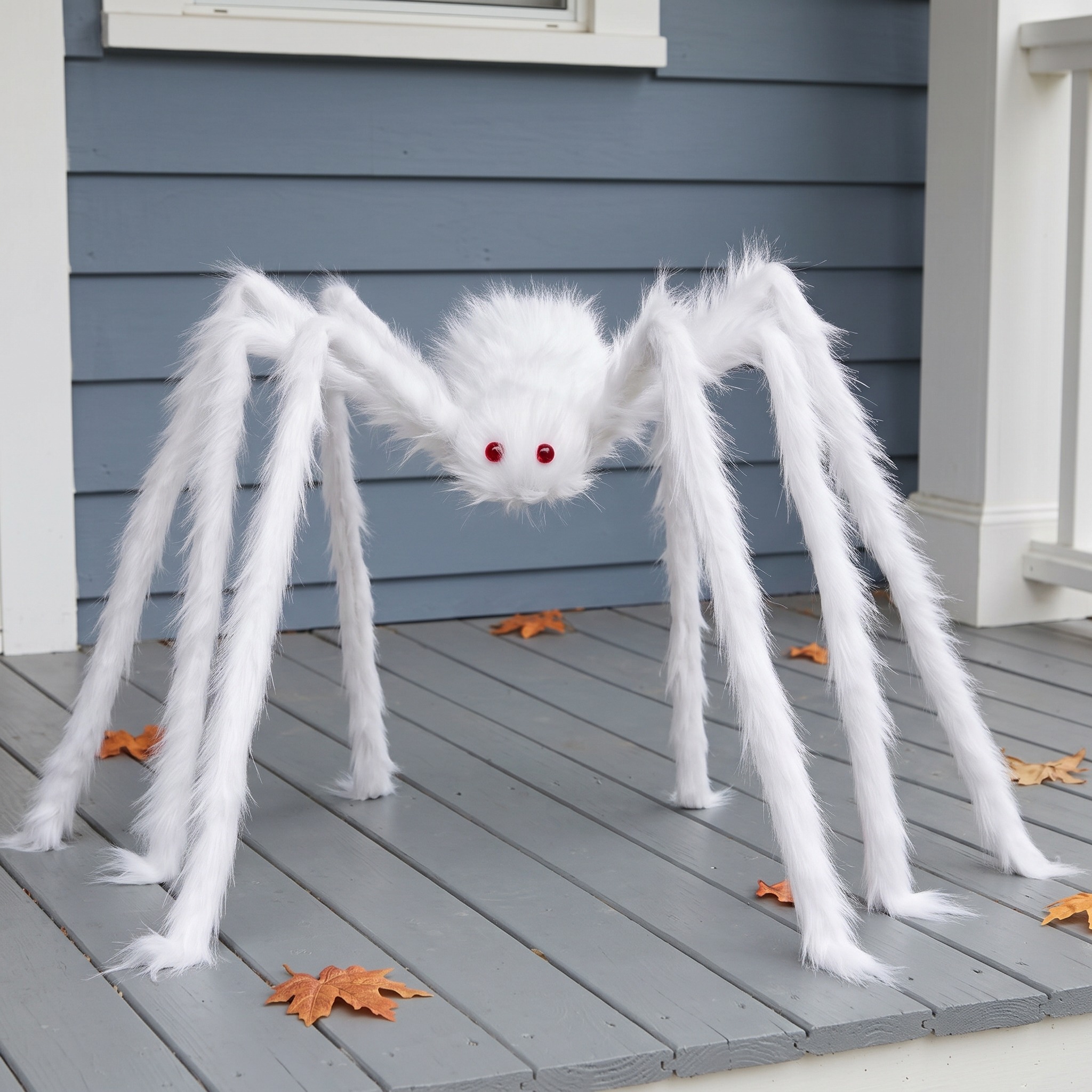 Hairy Halloween Spider with Bendable Legs — White, photo 8 of 8