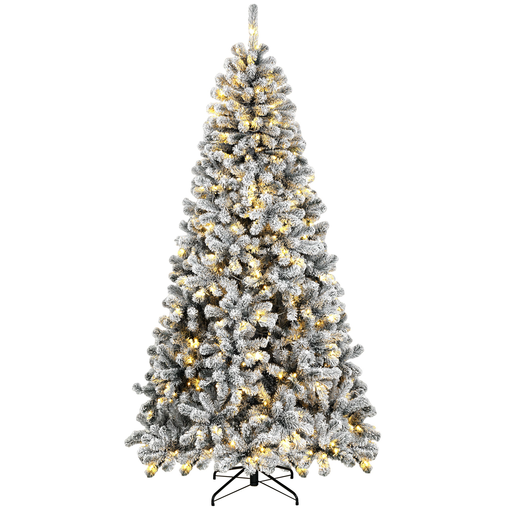 Christmas Tree with Flocked Curved Branches and LEDs, photo 5 of 6
