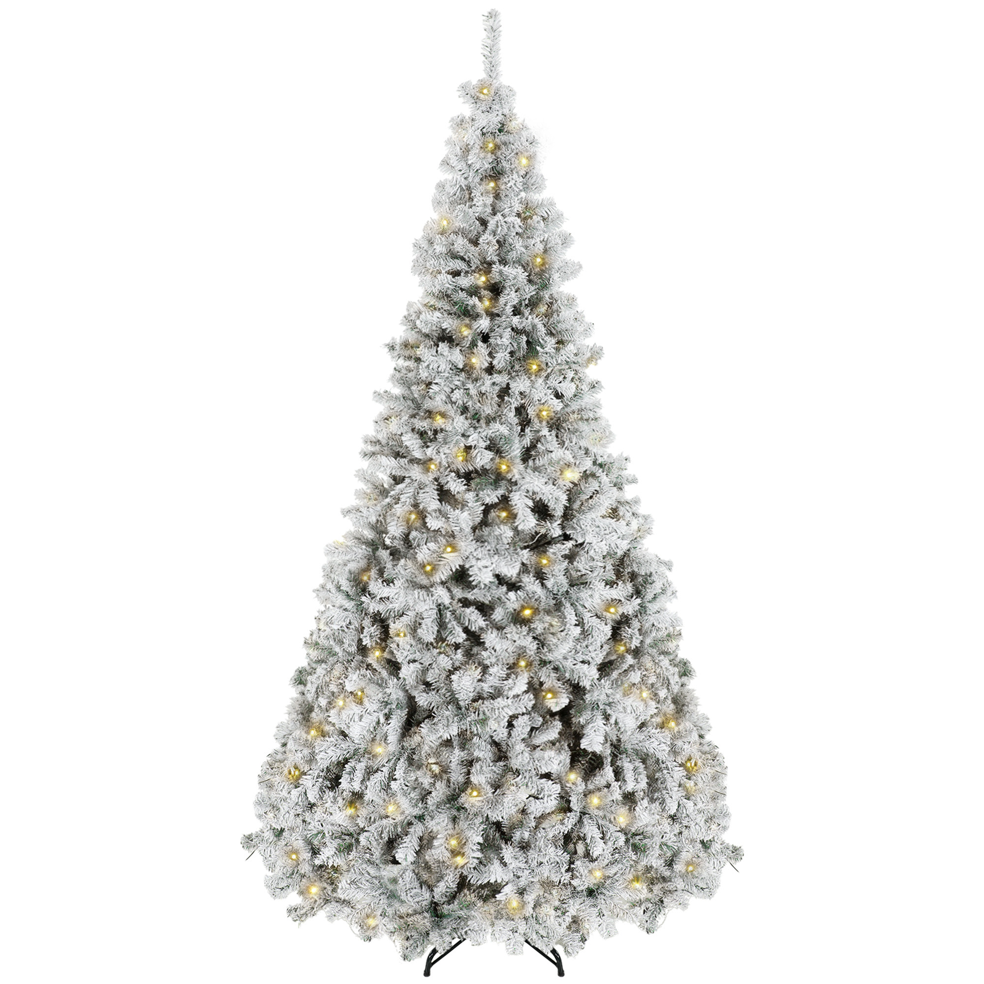 Christmas Tree with Flocked Branches and Warm LEDs — 9 ft, photo 8 of 9
