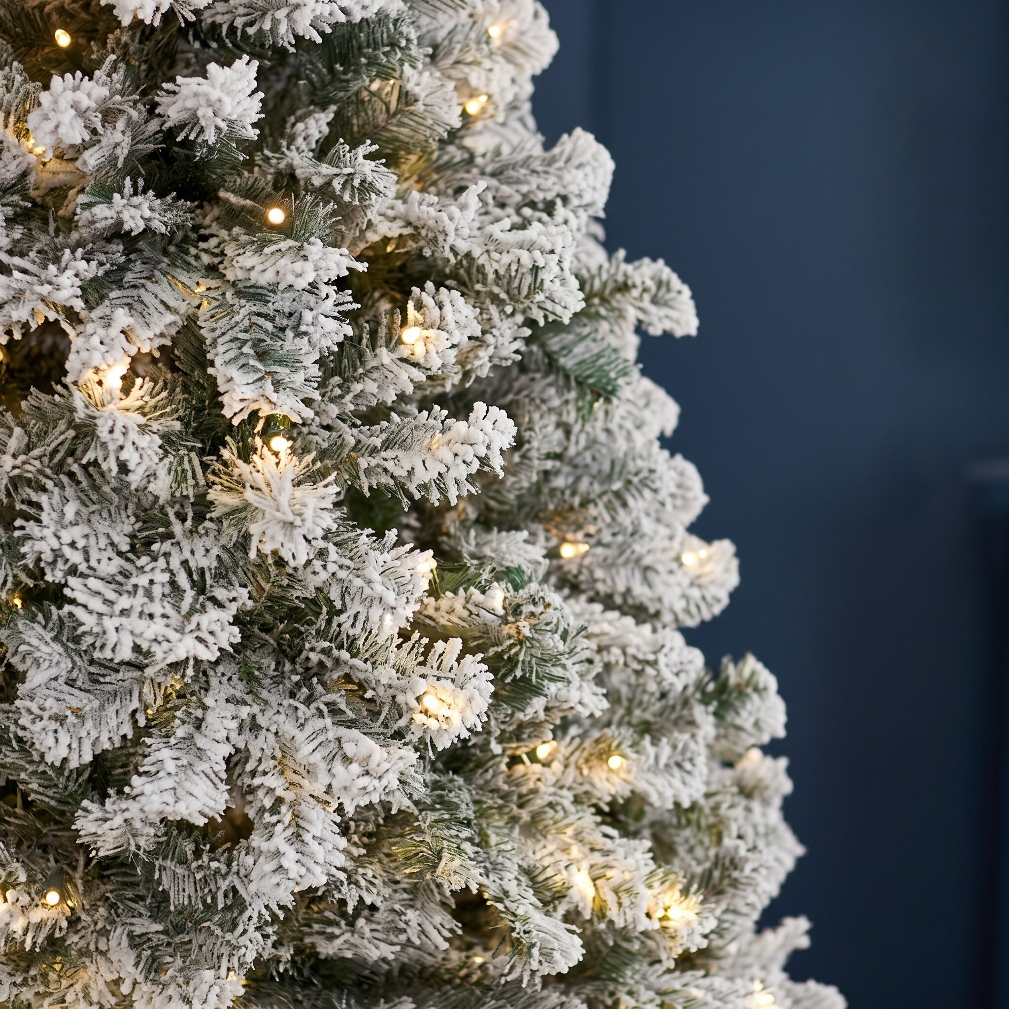 Christmas Tree with Flocked Branches and Warm LEDs, photo 5 of 9