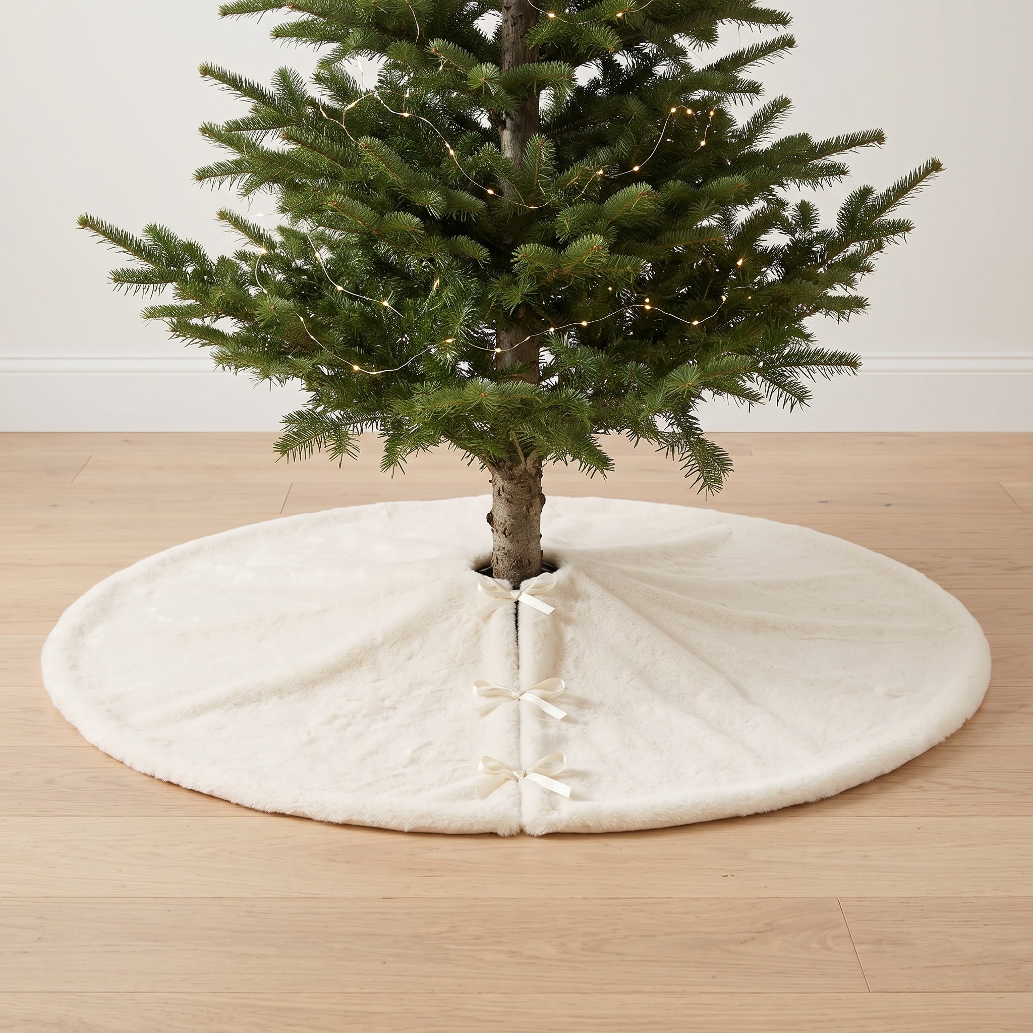 Christmas Tree Skirt with Reversible Faux Fur, photo 1 of 10