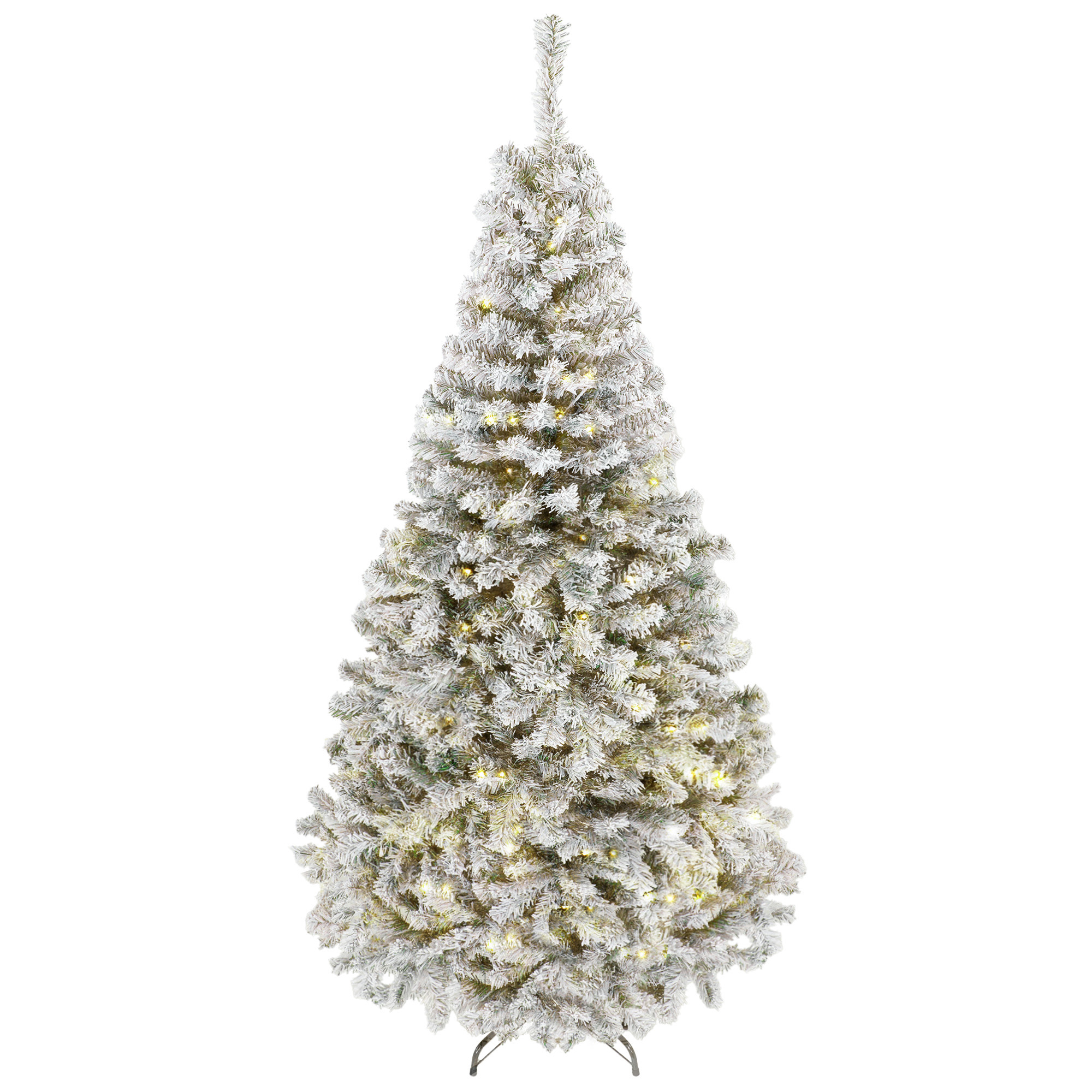 Christmas Tree with Flocked Branches and Warm LEDs, photo 3 of 9