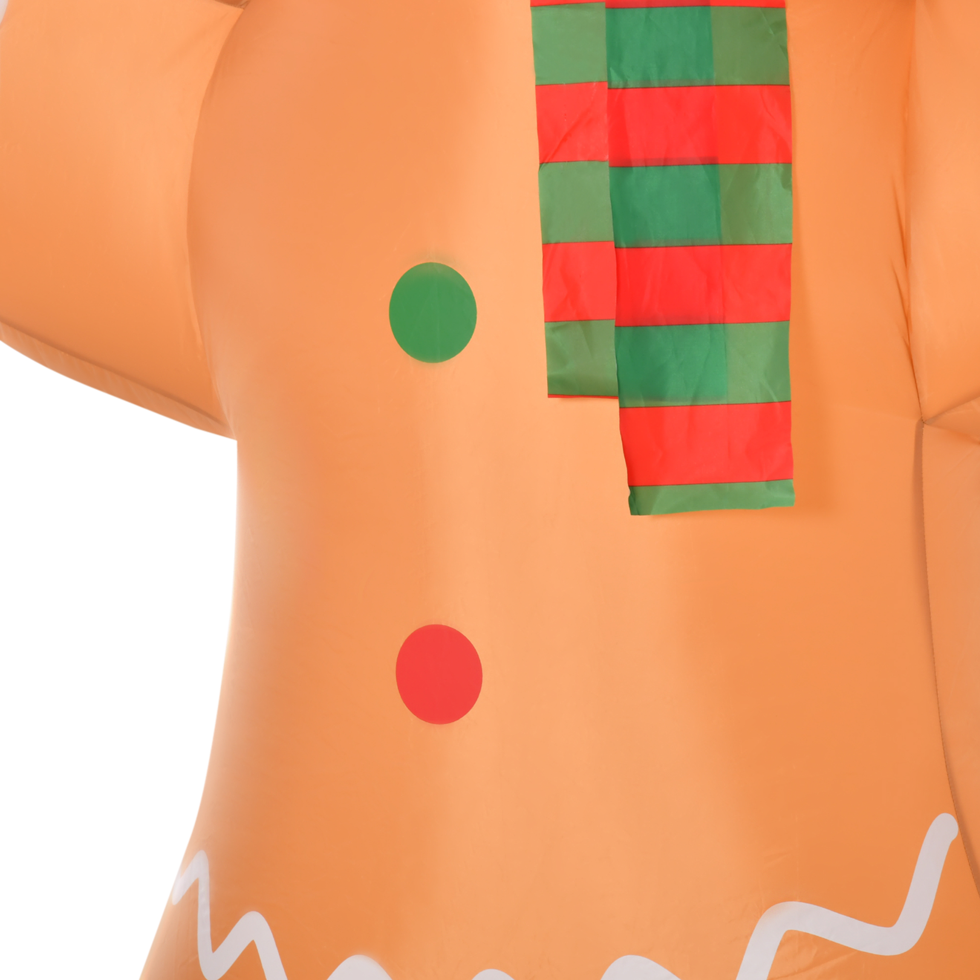 8 ft Gingerbread Man Inflatable with LEDs, Brown, photo 5 of 5