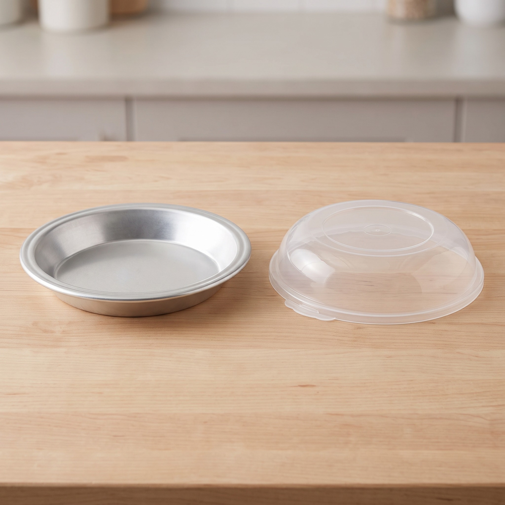 10 in Pie Pan with High Dome Storage Lid, Aluminum, photo 2 of 5