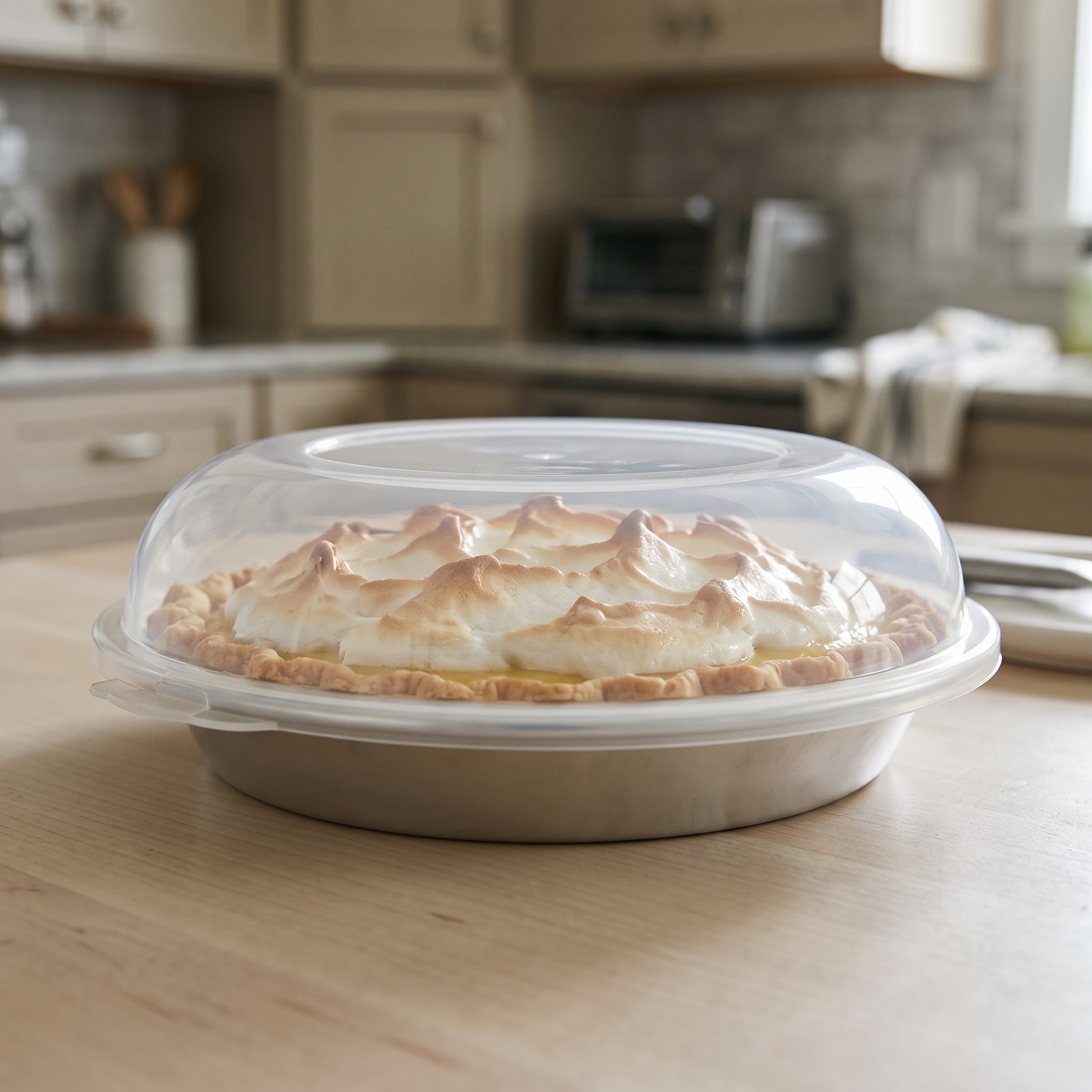 10 in Pie Pan with High Dome Storage Lid, Aluminum, photo 1 of 5