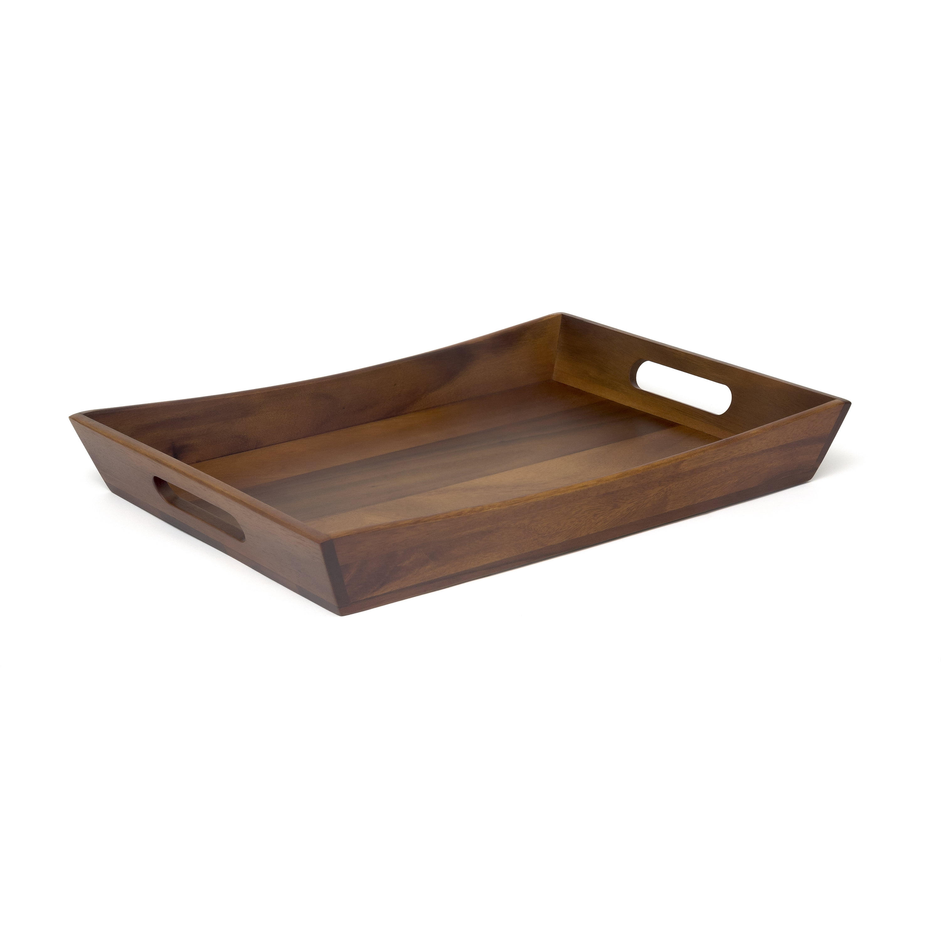 Serving Tray with Curved Sides and Cutout Handles, photo 3 of 5