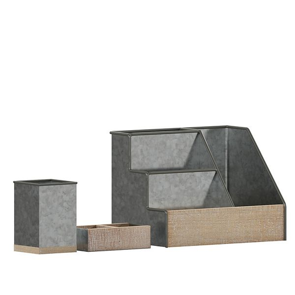 3-Piece Desk Organizer Set with Stepped Compartments, photo 3 of 5