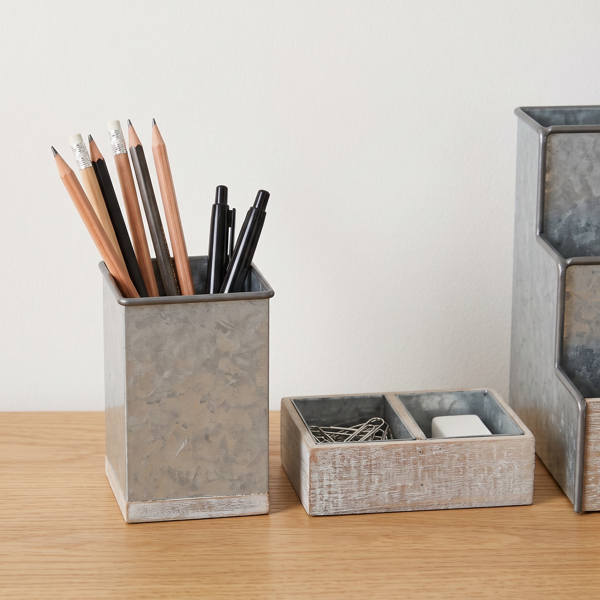 3-Piece Desk Organizer Set with Stepped Compartments, photo 5 of 5