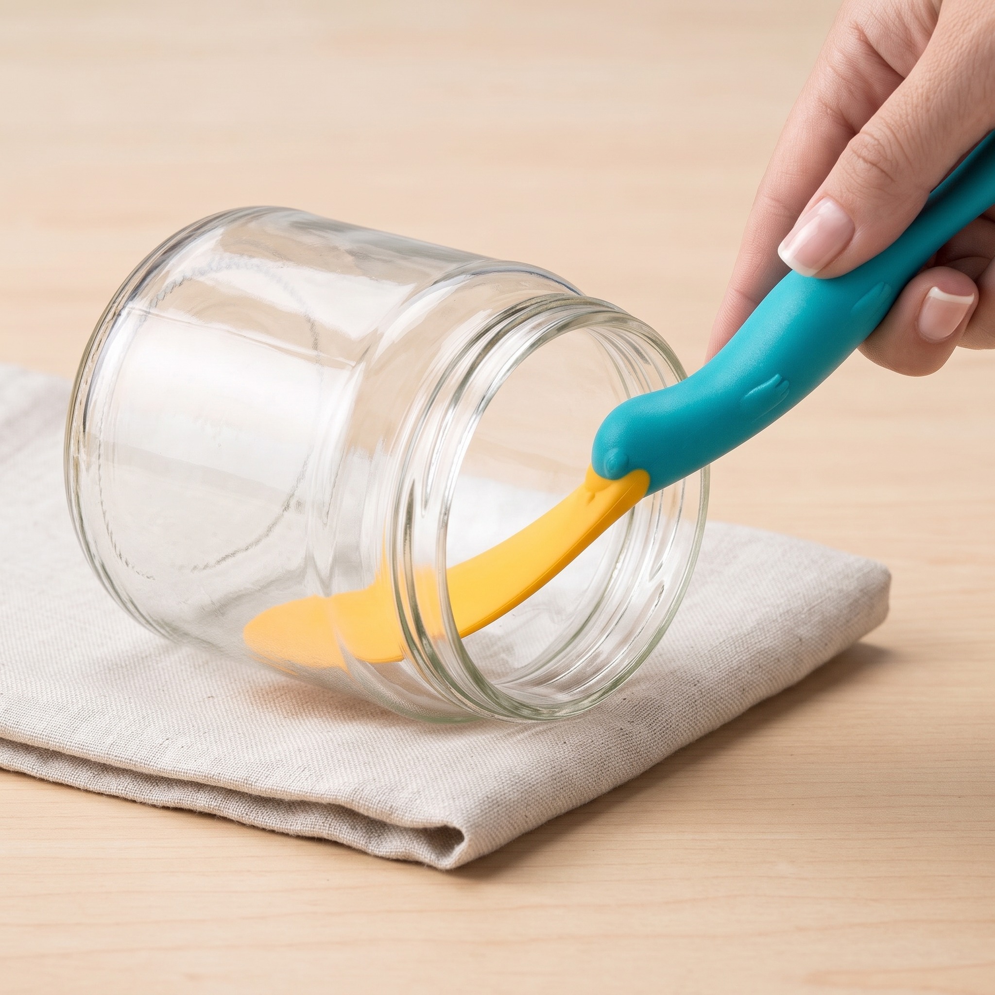 Jar Scraper Spatula with Platypus Shape, photo 2 of 5