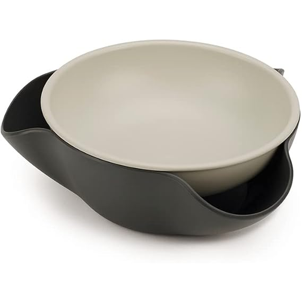 Snack Serving Bowl with Hidden Shell Compartment, Gray, photo 5 of 5