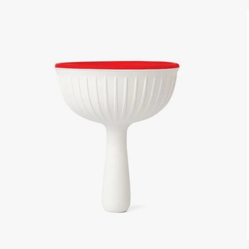 Collapsible Funnel with Mushroom Shape, Red and White, photo 5 of 5