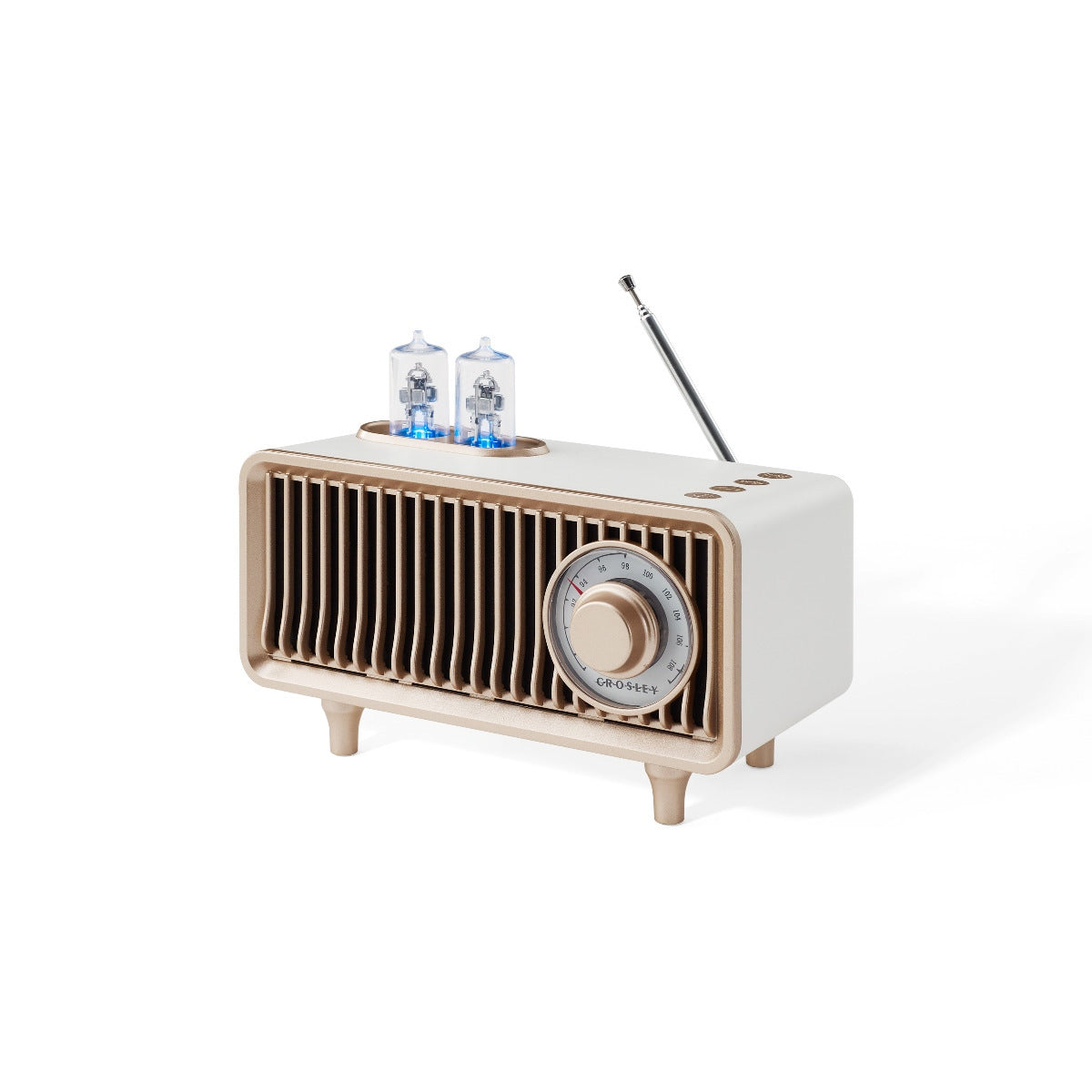 Mini FM Radio with Color-Changing Tube Lights, photo 3 of 7