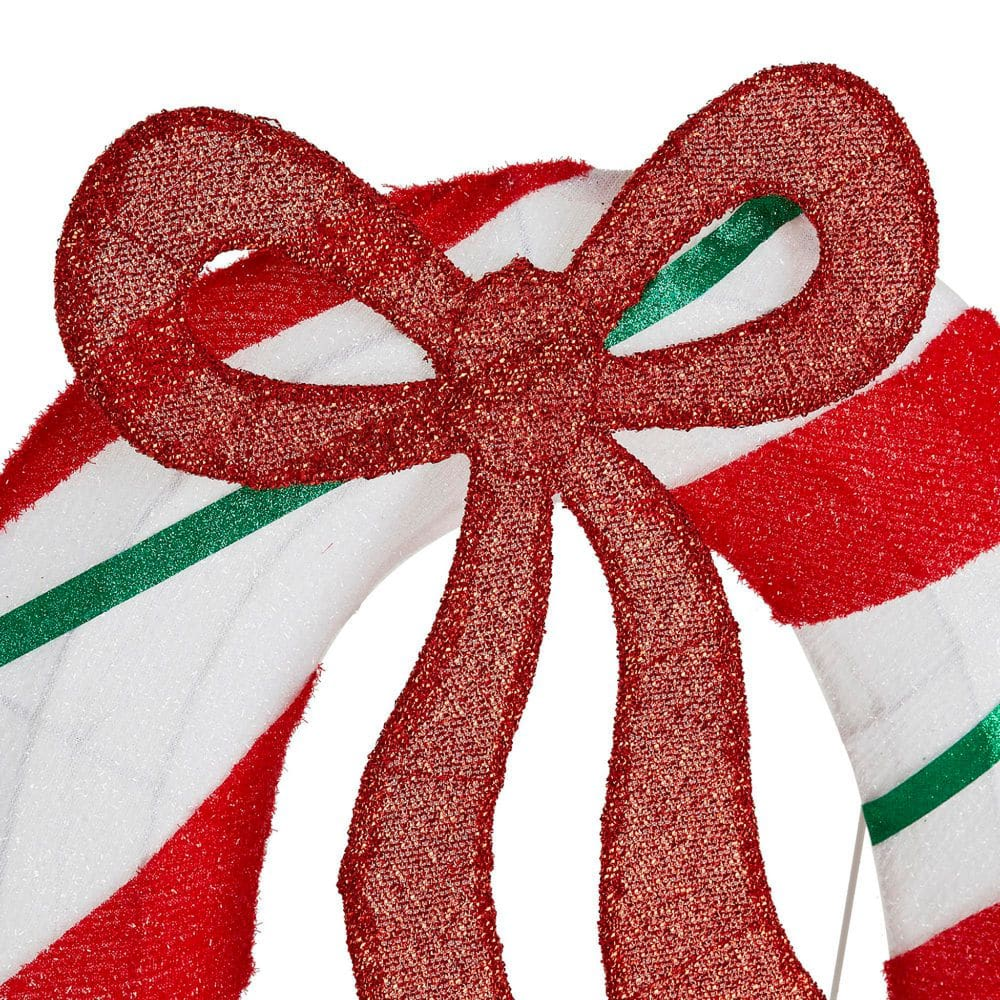 Joy Christmas Letters with LEDs, Set of 3, Peppermint Fabric, photo 5 of 5