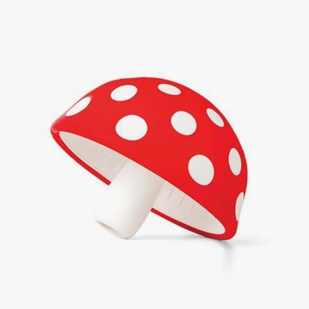 Collapsible Funnel with Mushroom Shape, Red and White, photo 4 of 5