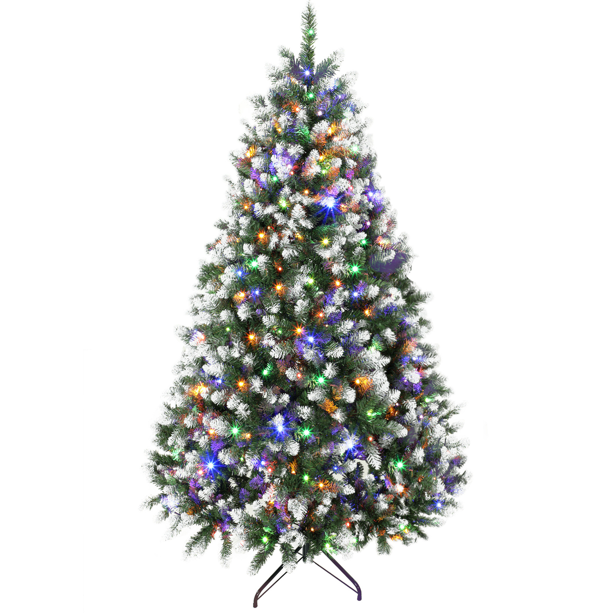Christmas Tree with White Tips, Dual-Color LEDs and Remote — 7.5 ft, photo 8 of 8