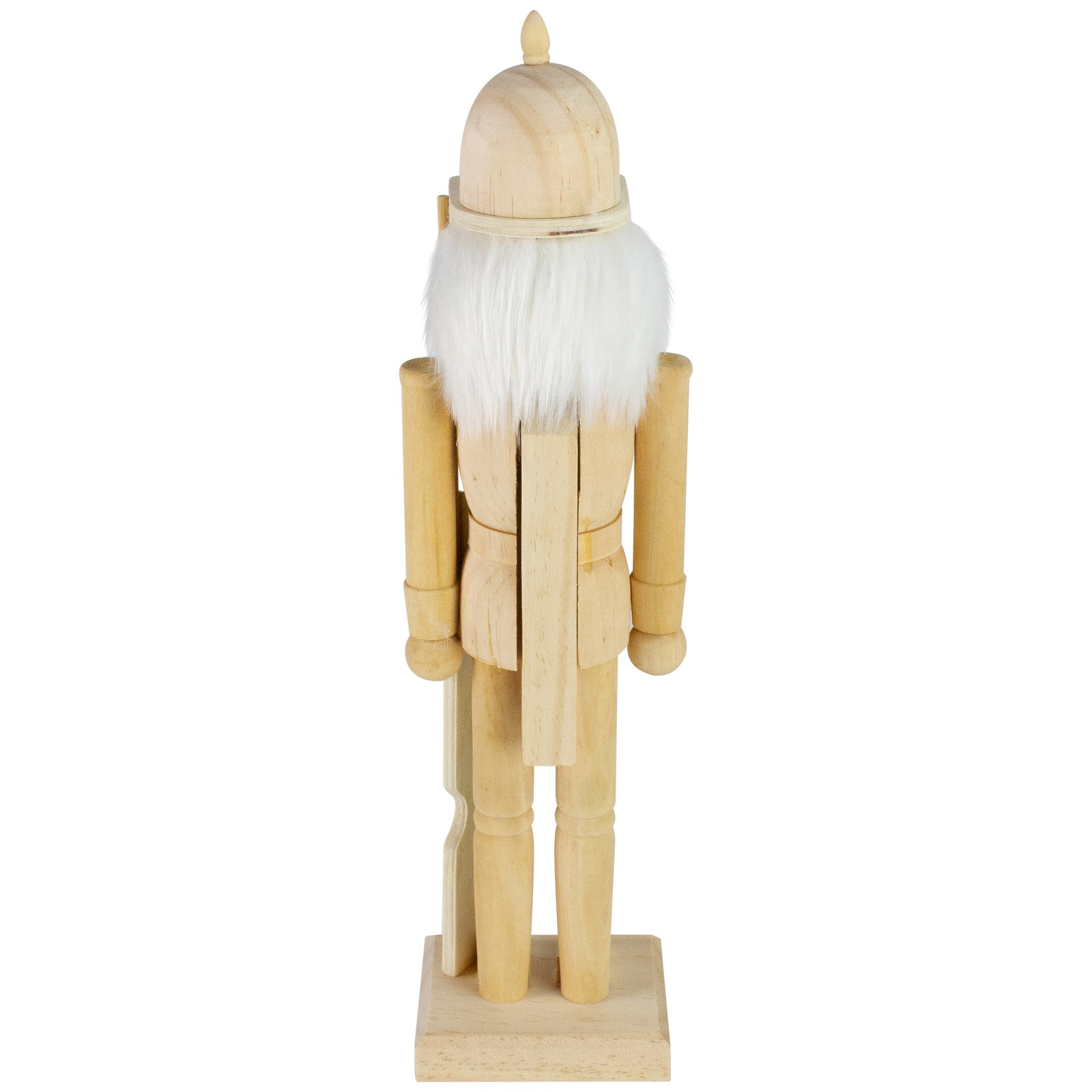 15 in Wooden Nutcracker with Rifle, Unfinished, photo 5 of 5