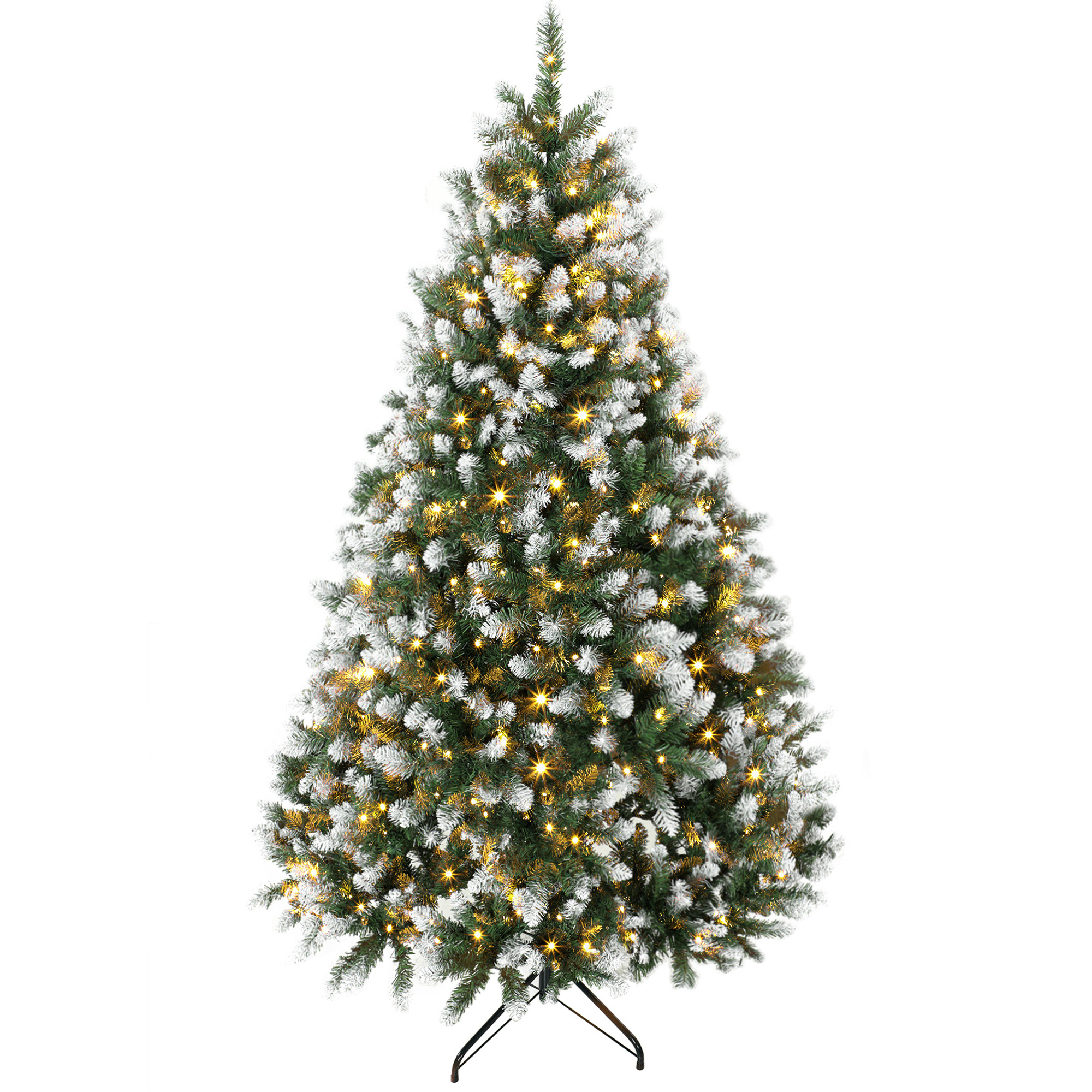 Christmas Tree with White Tips, Dual-Color LEDs and Remote — 7.5 ft, photo 7 of 8