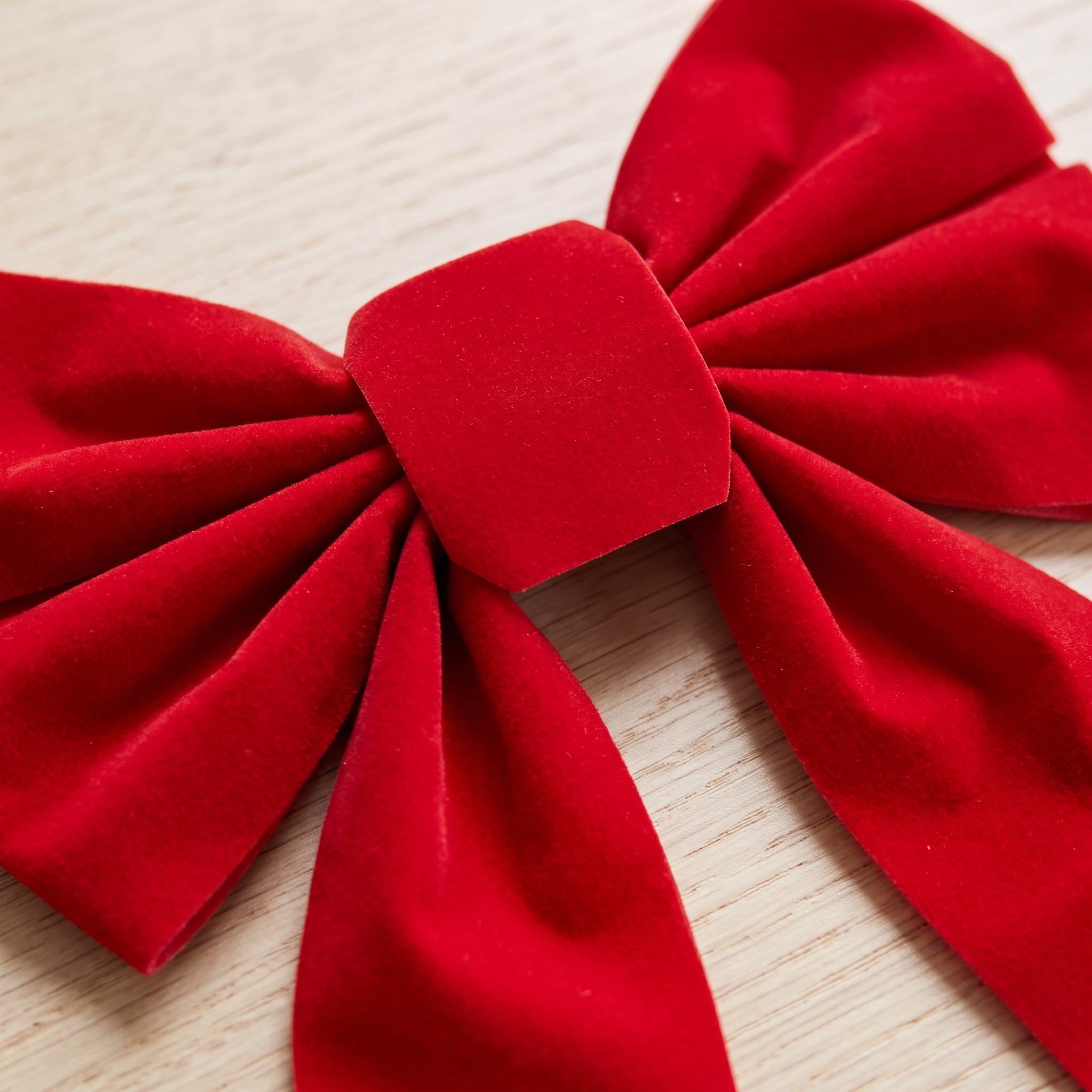 Christmas Bows with Velvet Loops and Long Tails, photo 2 of 13