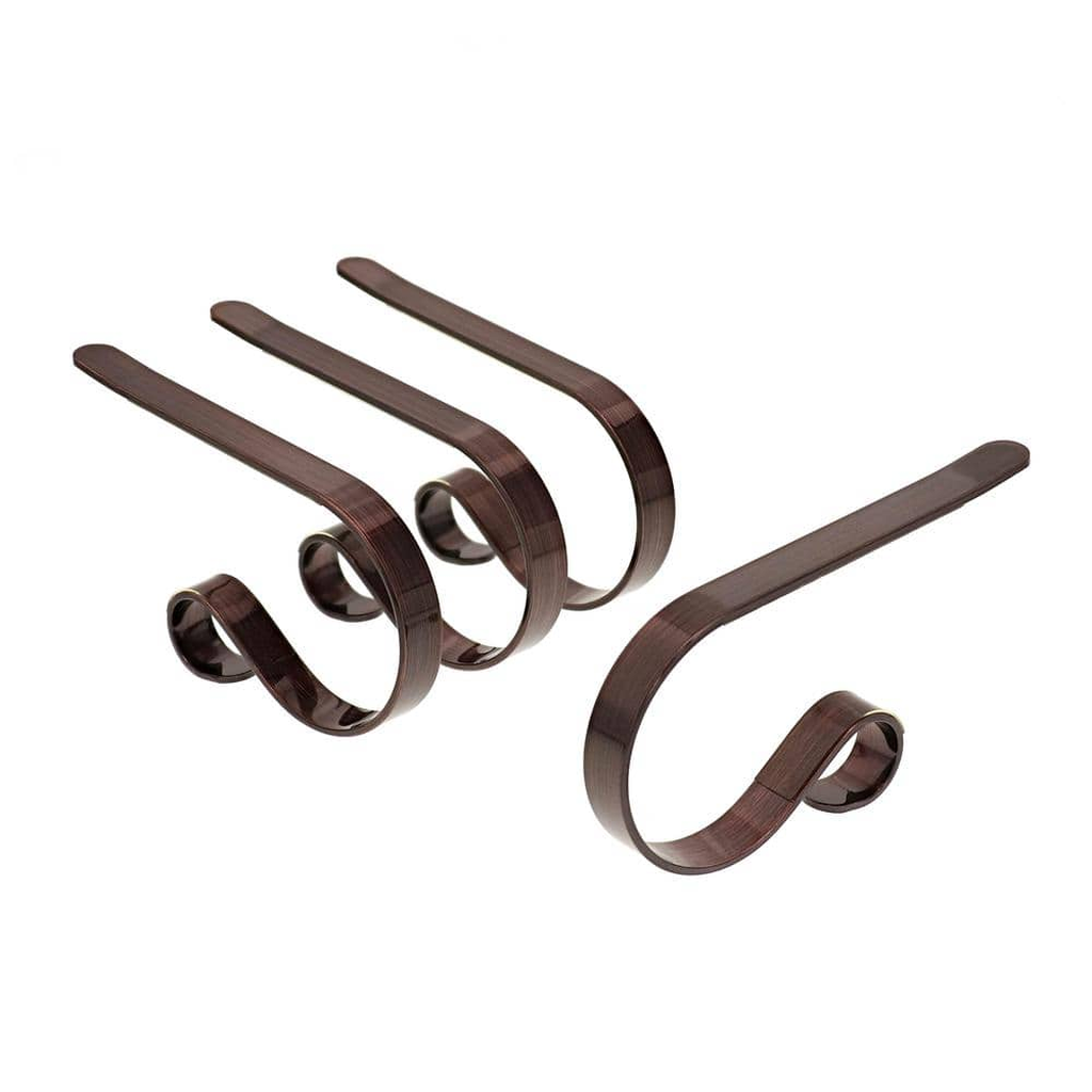 Mantel Stocking Holder Clips, Adjustable Metal, photo 3 of 25