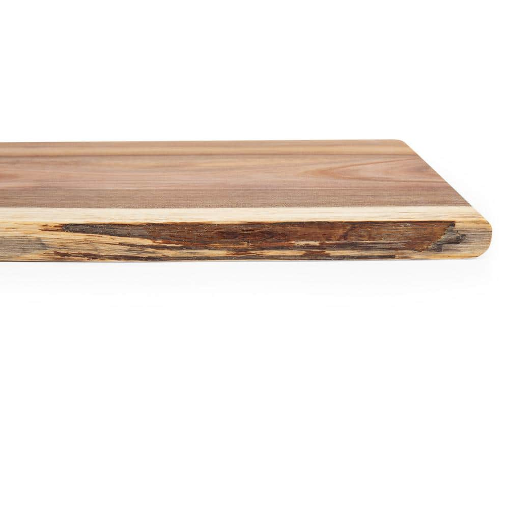 Acacia Serving Board with Live Edge and Rope Handle, photo 5 of 13