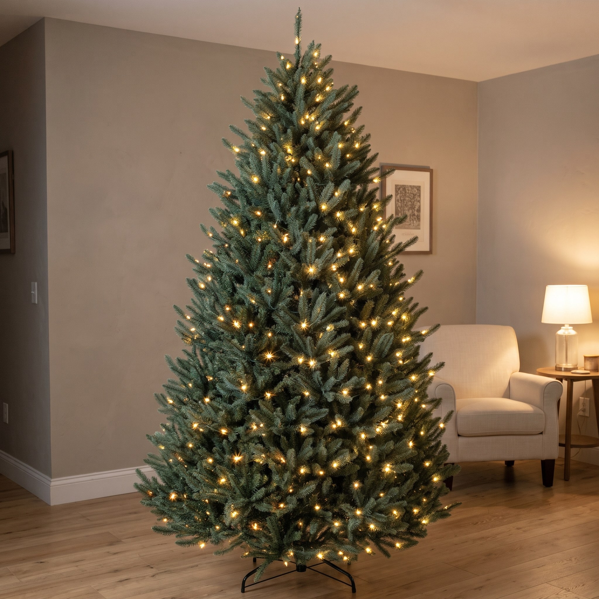 Spruce Christmas Tree with Dual-Color LEDs and Plug-In Trunk, photo 1 of 11