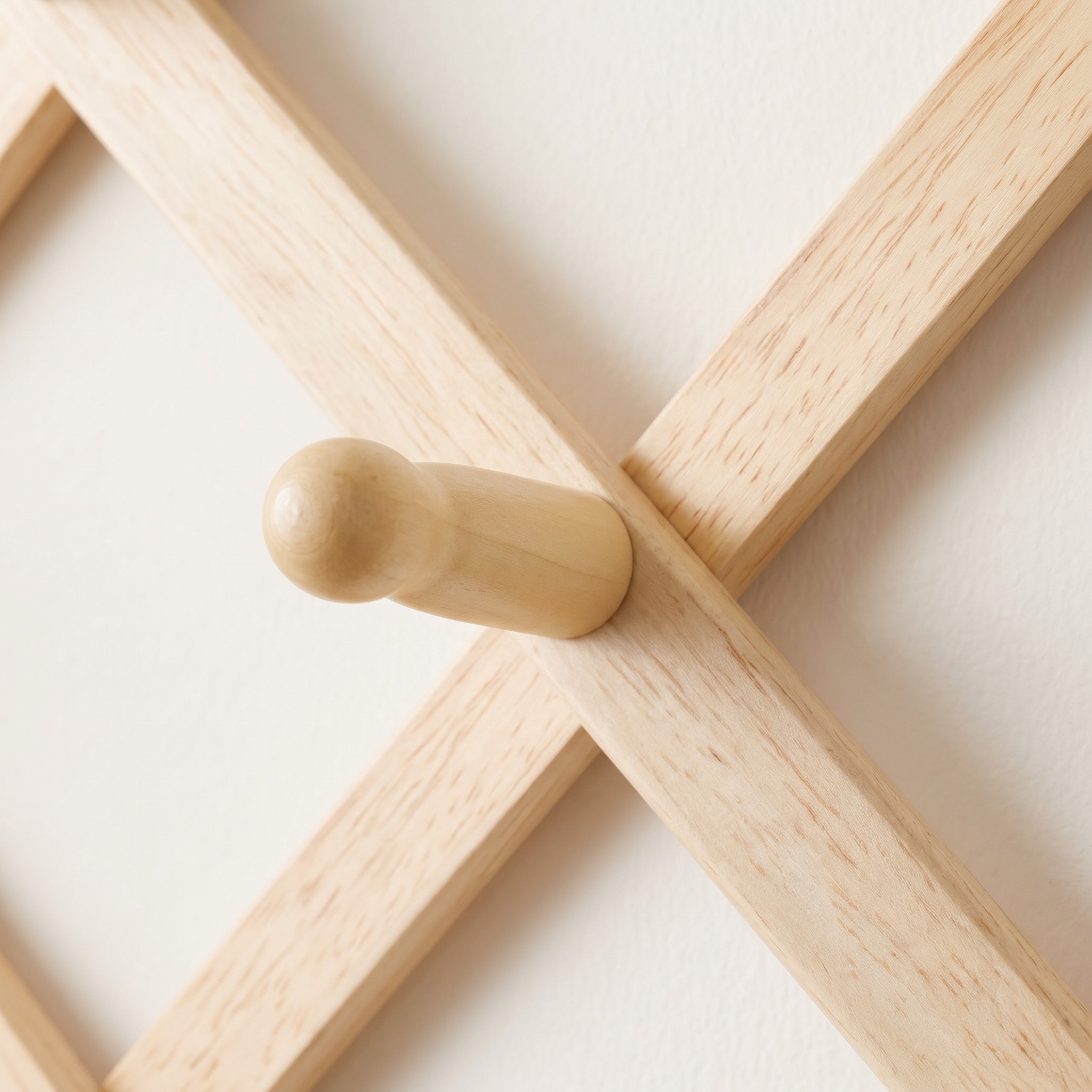 Expandable Wood Mug Rack with 13 Pegs, Natural, photo 2 of 5