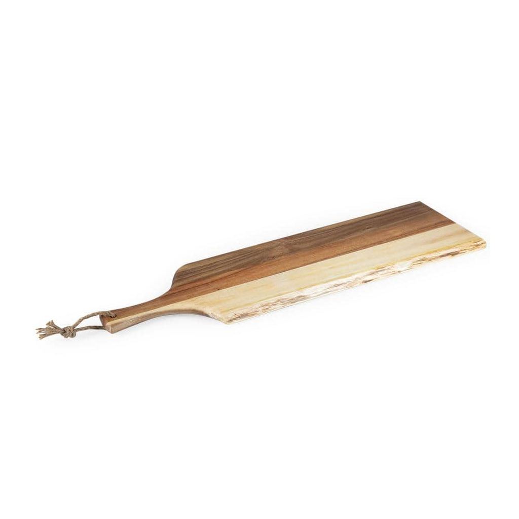 Acacia Serving Board with Live Edge and Rope Handle, photo 3 of 13