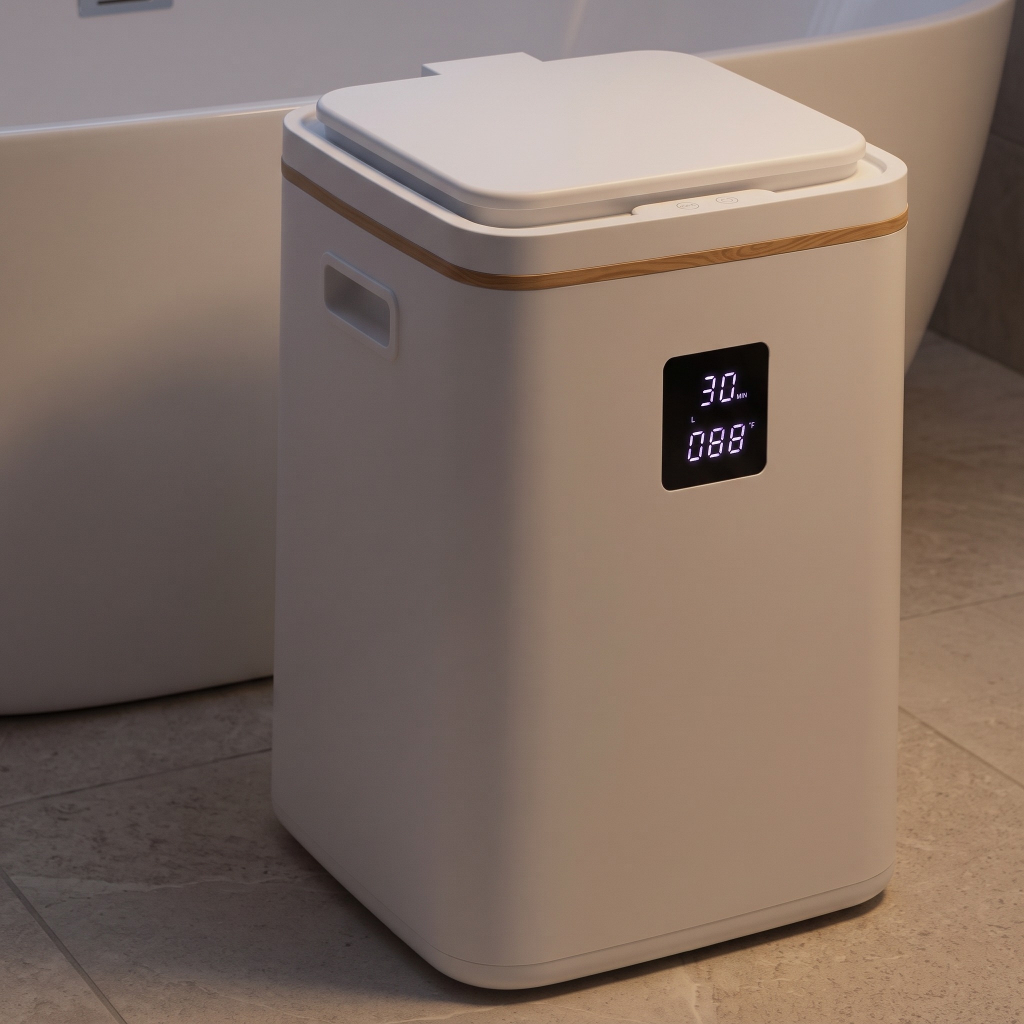 Square Towel Warmer with Digital Timer, photo 3 of 6