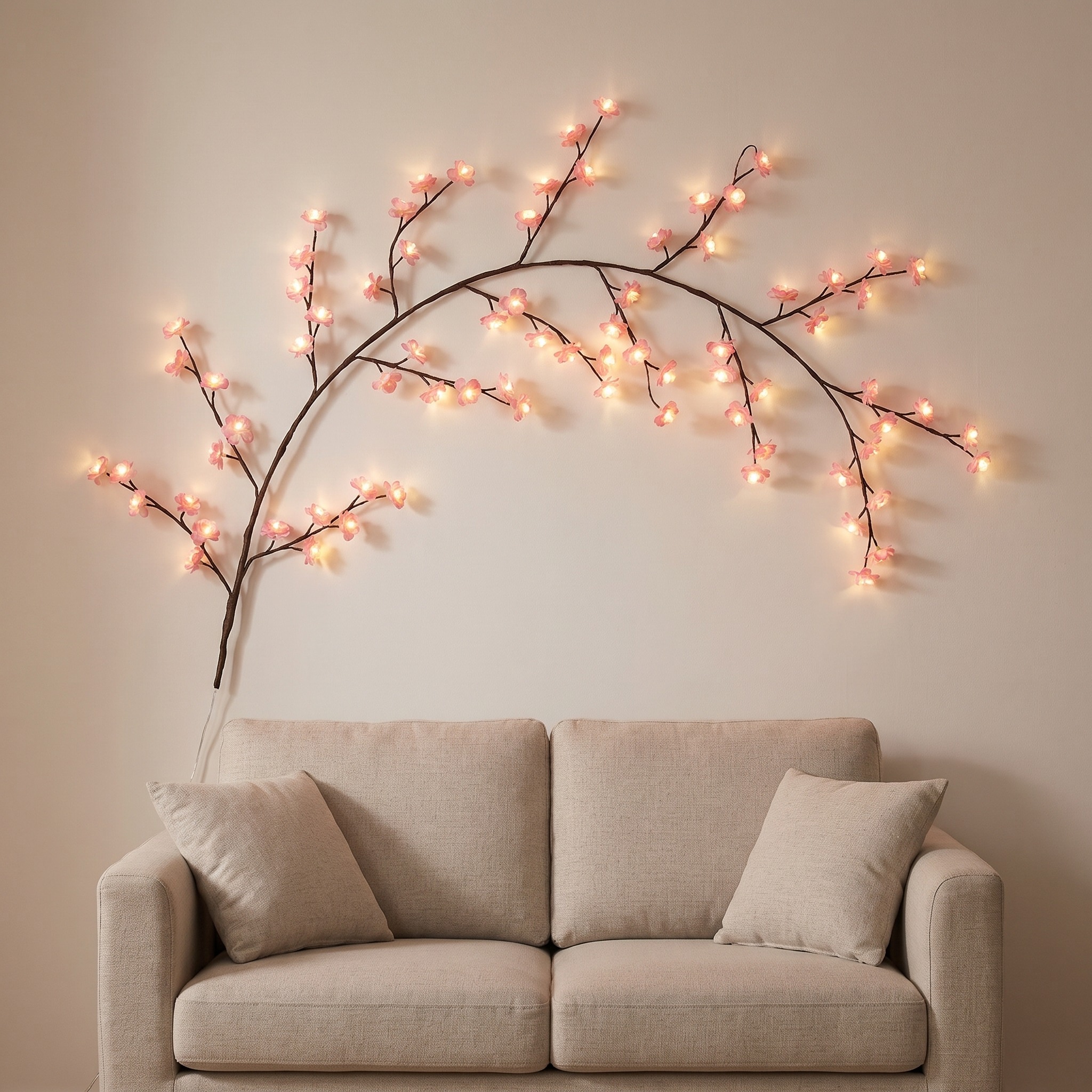 Cherry Blossom Vine Lights with Remote Control, photo 1 of 7