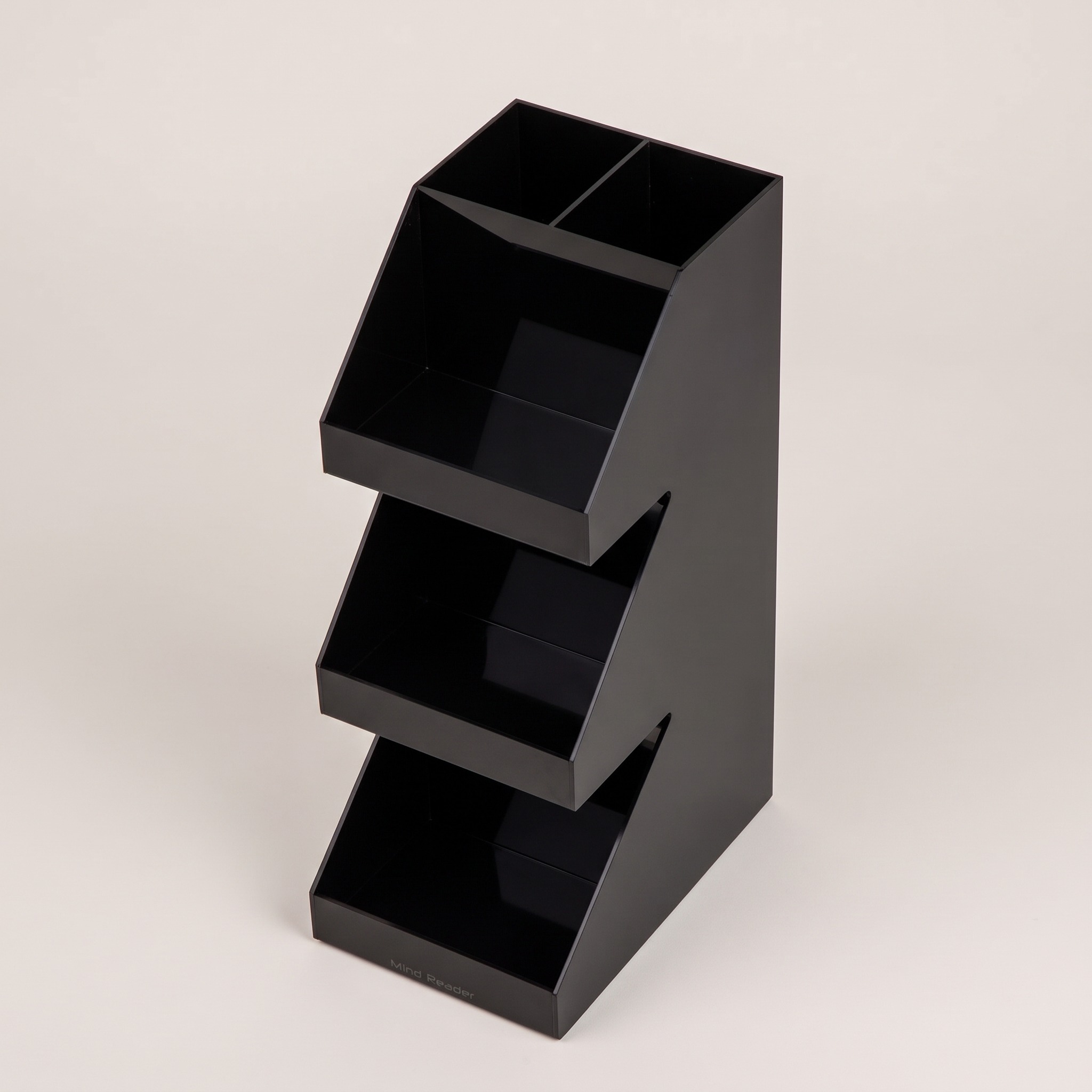 5-Compartment Coffee Organizer, 16 in Acrylic, Black, photo 2 of 5